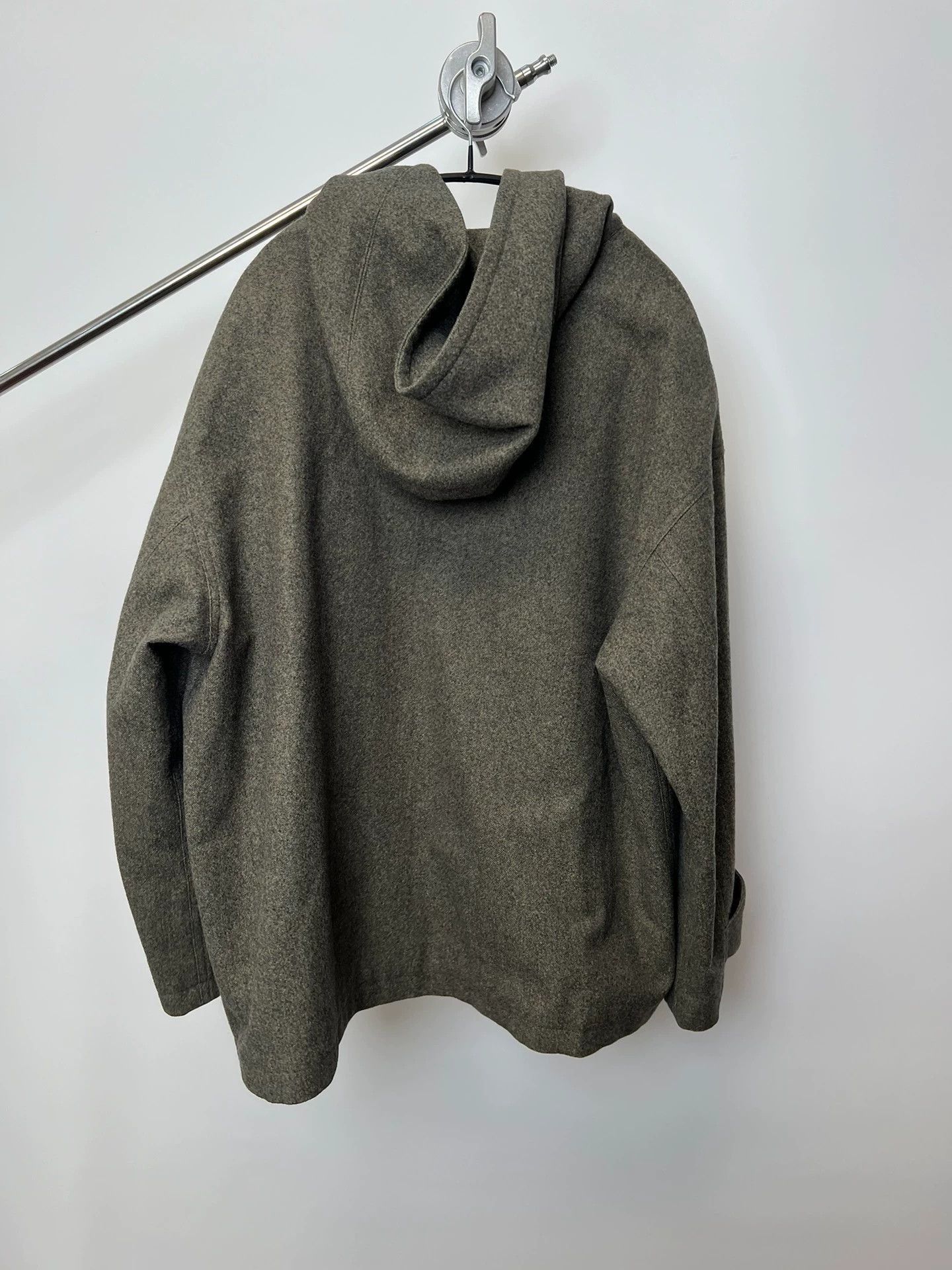 Yohji Yamamoto Green Hooded Toggle Coat Size US M / EU 48-50 / 2 - 8 Thumbnail