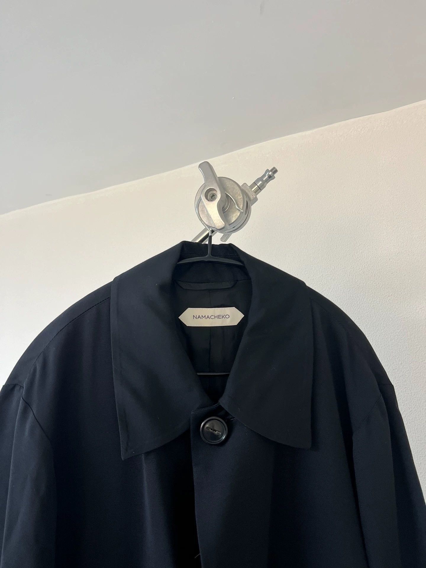 Namacheko Black Collared Button-Front Light Jacket Size US M / EU 48-50 / 2 - 3 Thumbnail