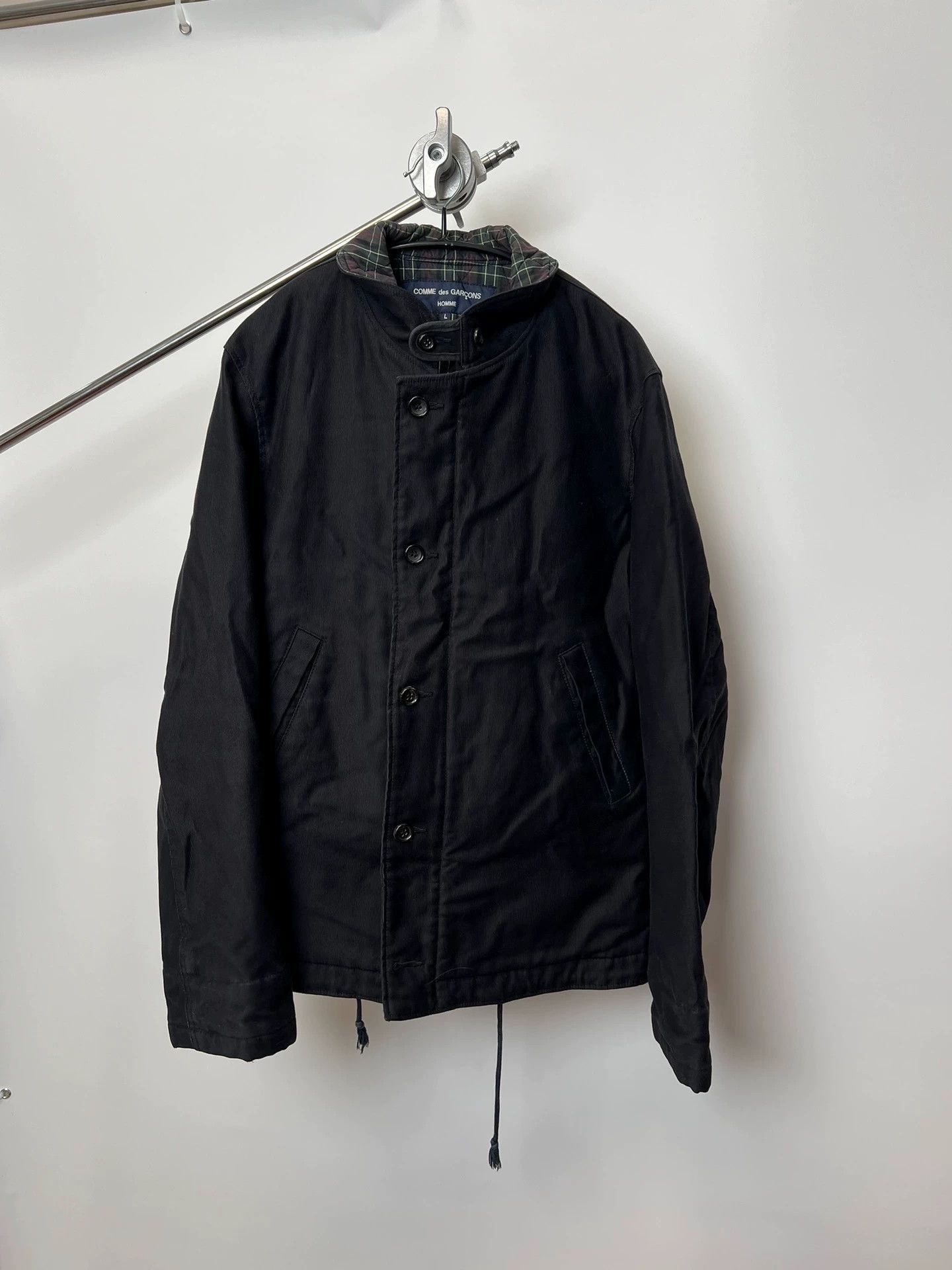 Comme des Garcons Black Light Jacket with Button Front and Pockets Size US L / EU 52-54 / 3 - 2 Thumbnail