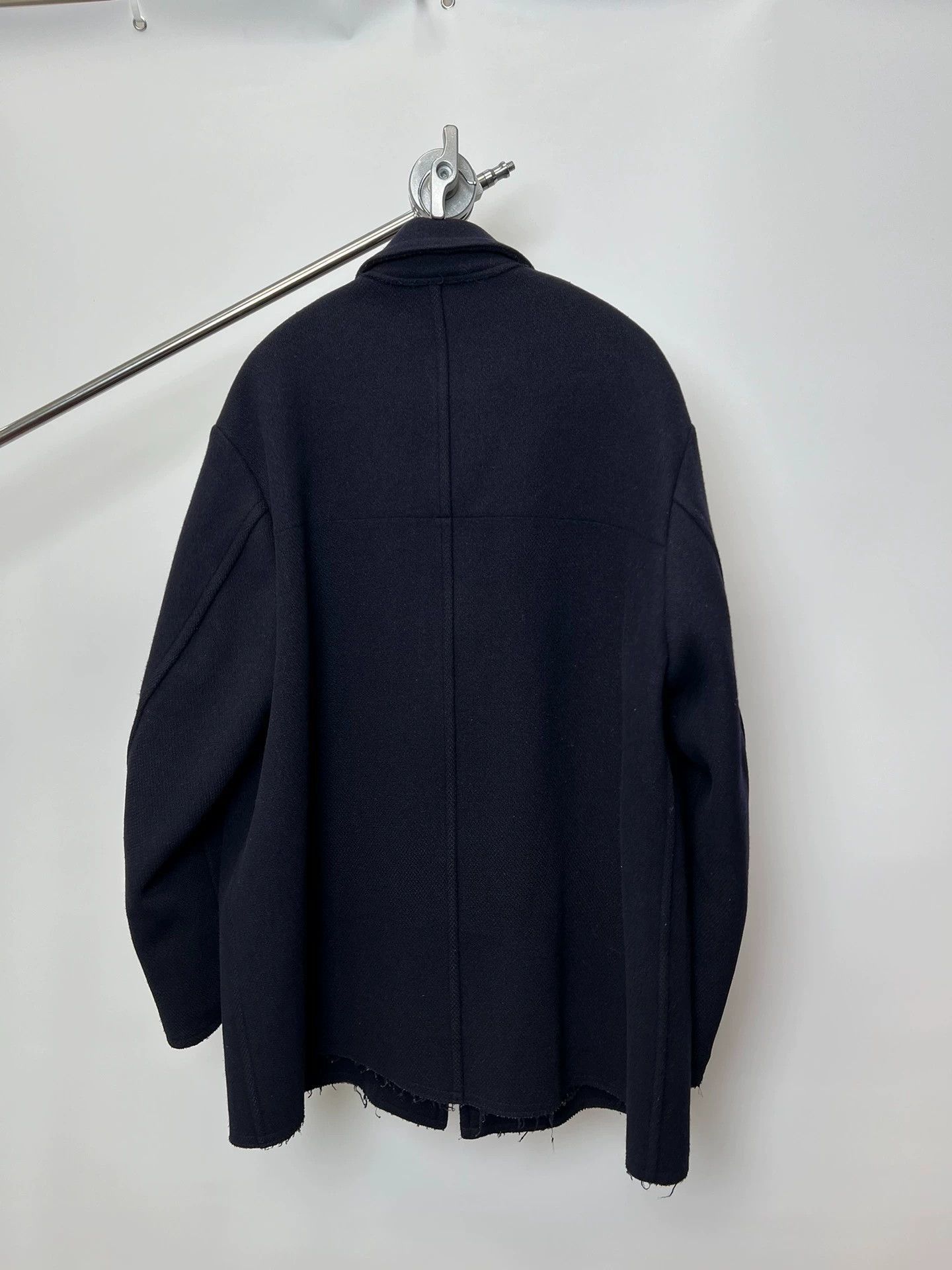 Yohji Yamamoto Black Long Sleeve Zip-Up Jacket Size L Size US L / EU 52-54 / 3 - 6 Thumbnail