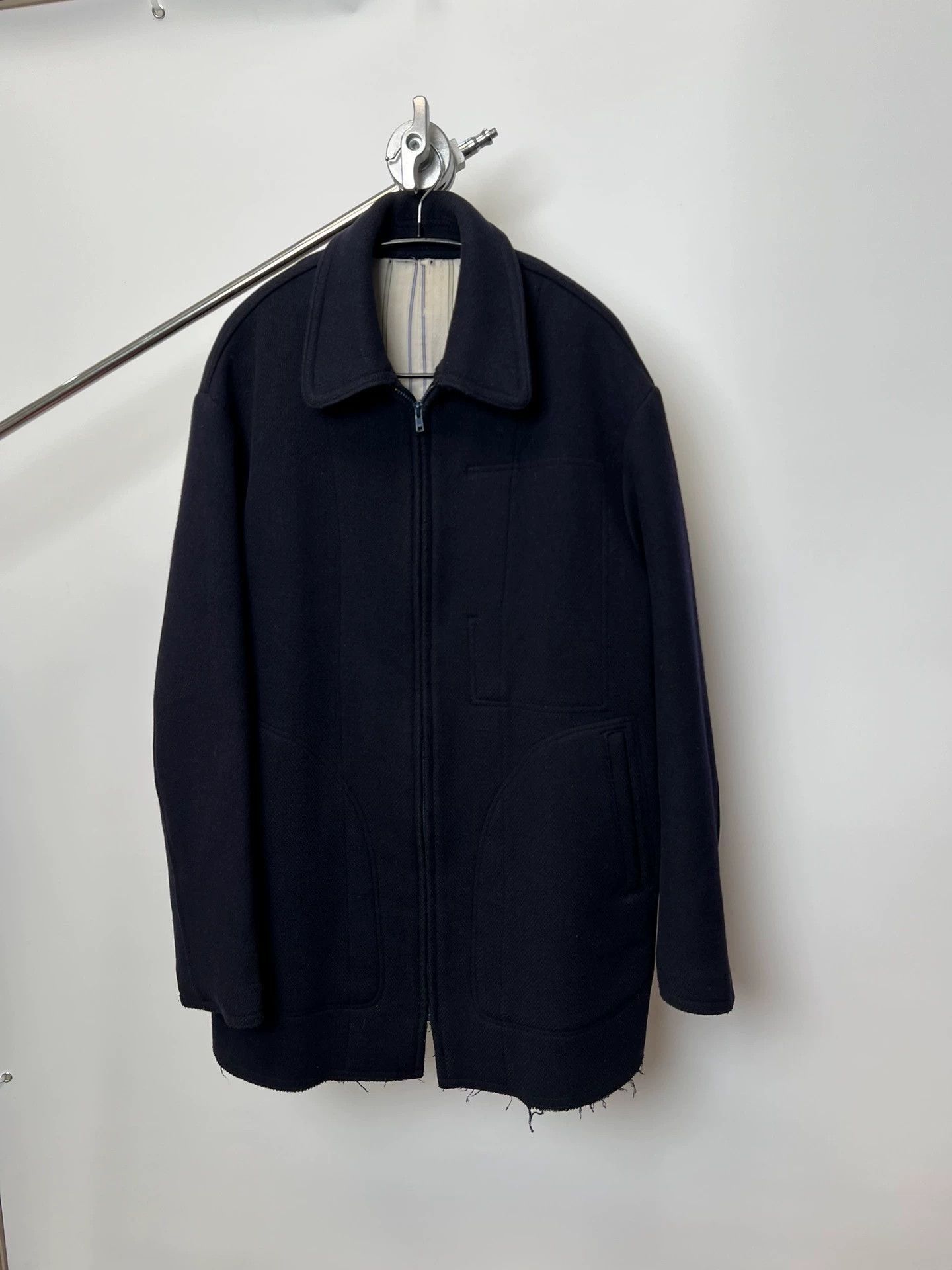 Yohji Yamamoto Black Long Sleeve Zip-Up Jacket Size L Size US L / EU 52-54 / 3 - 2 Thumbnail