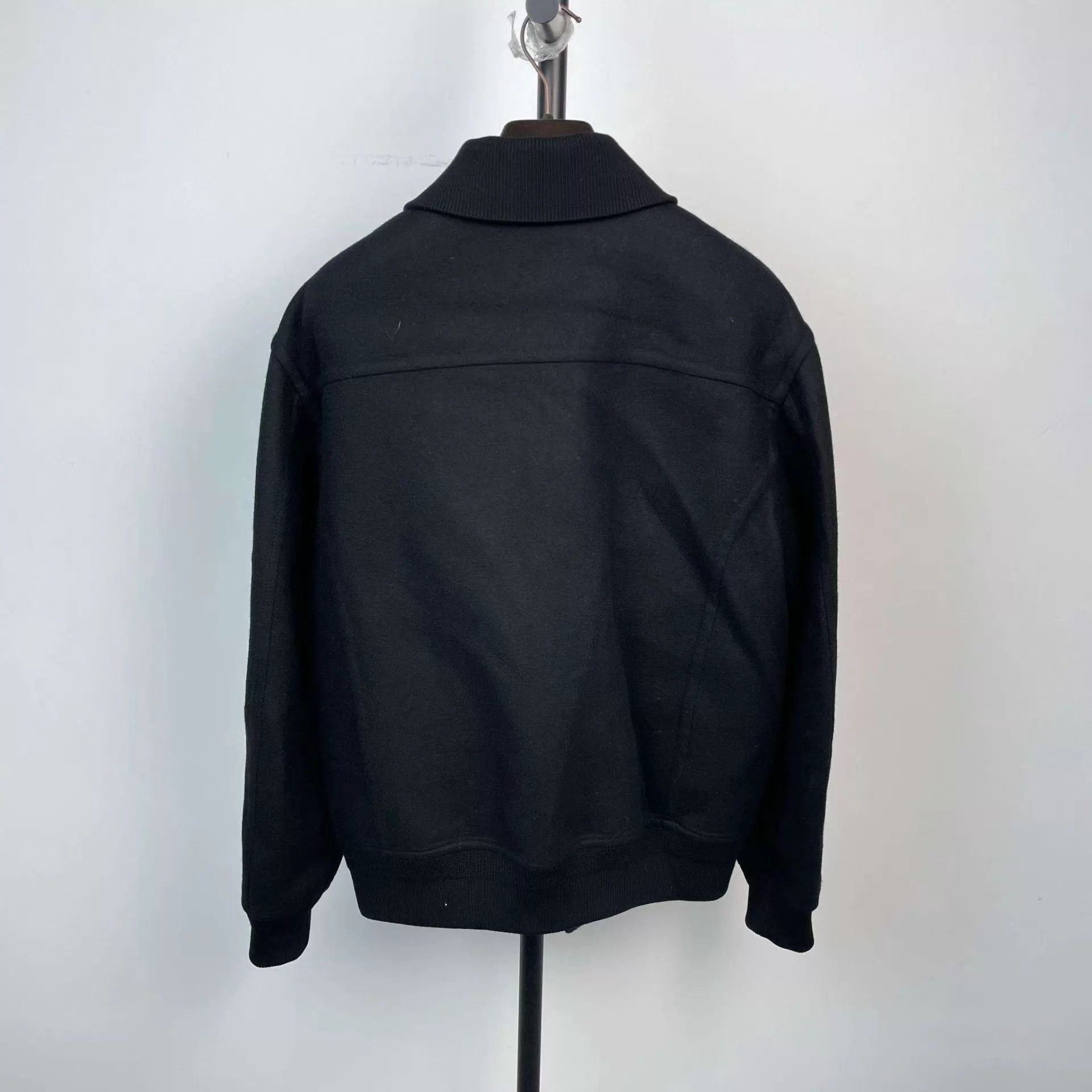 Louis Vuitton Black Button-Front Bomber Jacket Size US M / EU 48-50 / 2 - 2 Thumbnail