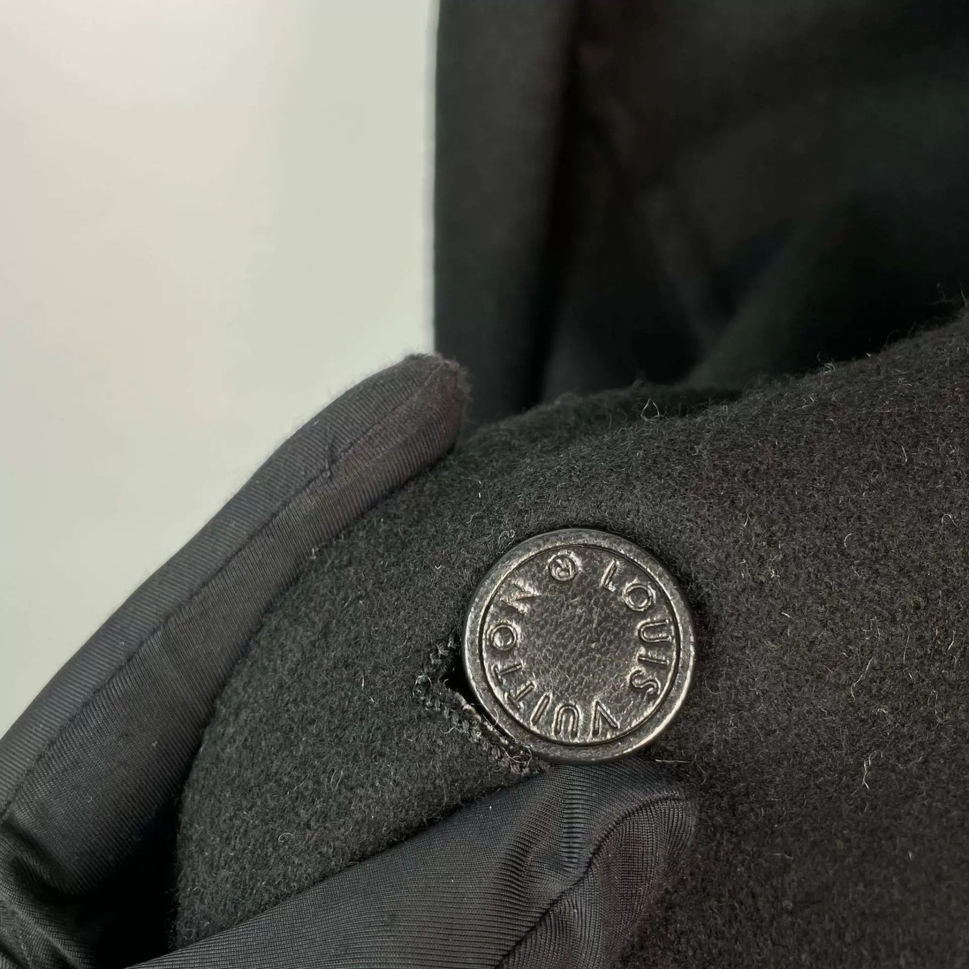 Louis Vuitton Black Button-Front Bomber Jacket Size US M / EU 48-50 / 2 - 9 Thumbnail