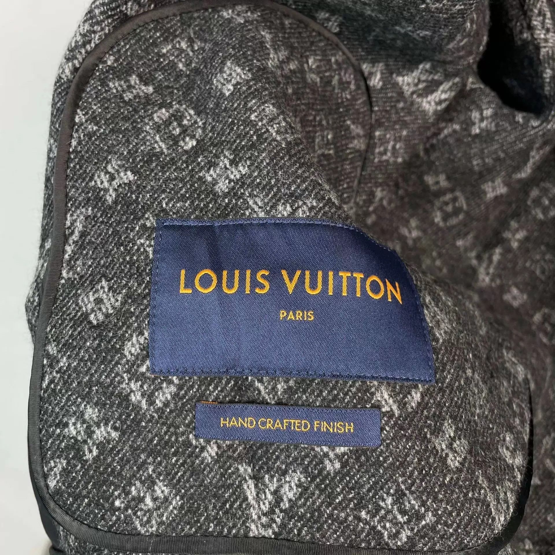 Louis Vuitton Black Button-Front Bomber Jacket Size US M / EU 48-50 / 2 - 3 Thumbnail