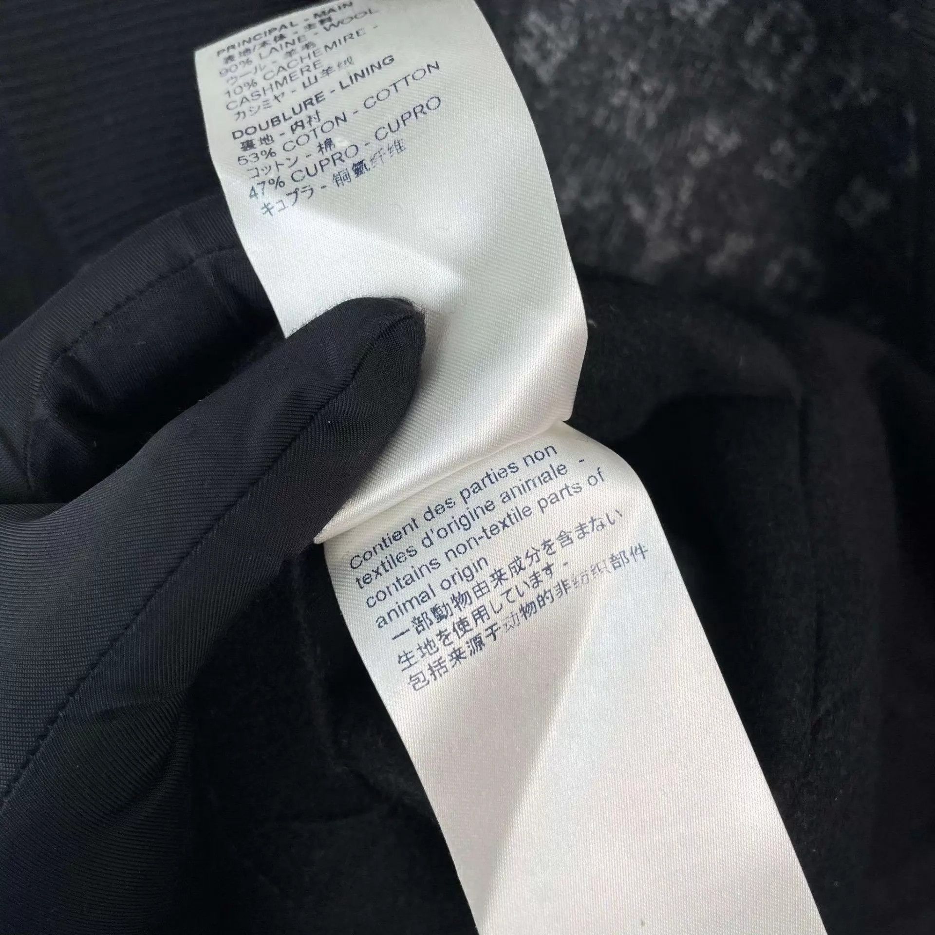 Louis Vuitton Black Button-Front Bomber Jacket Size US M / EU 48-50 / 2 - 7 Thumbnail