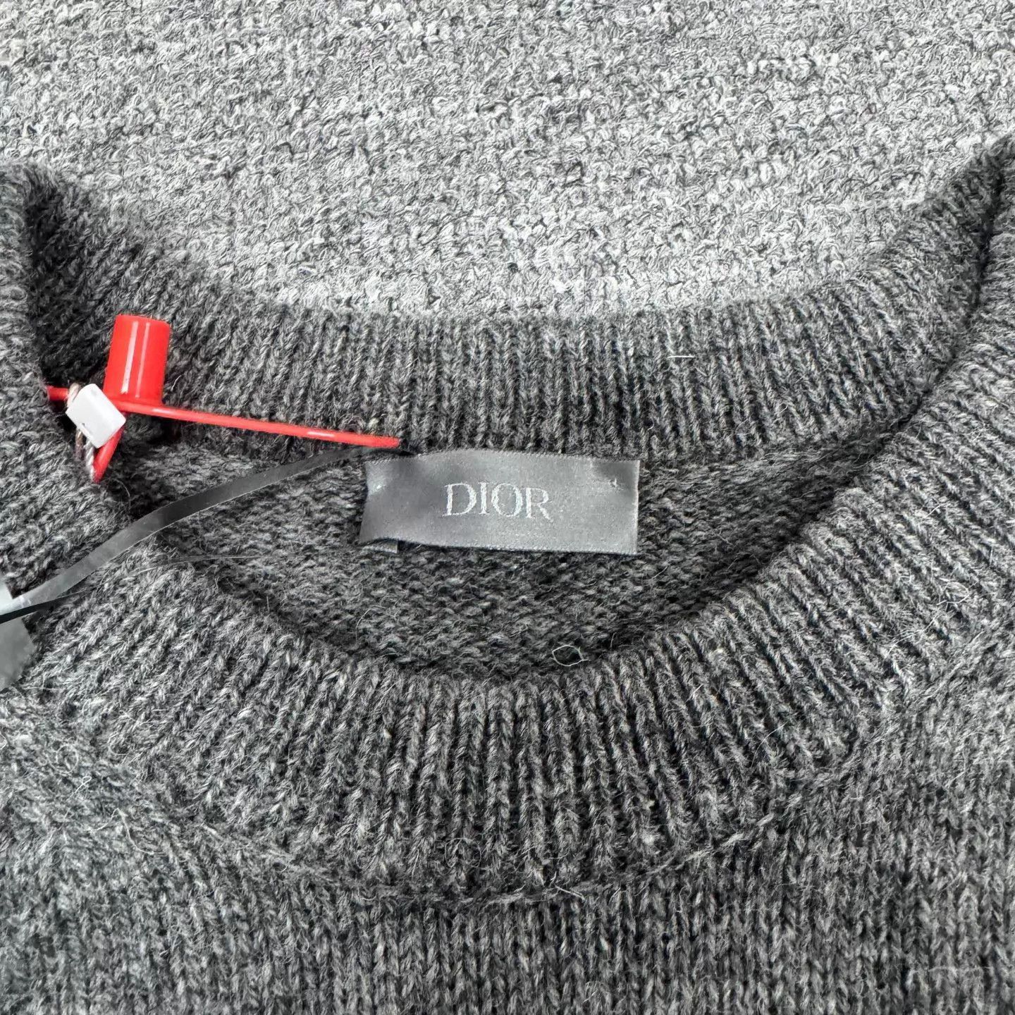 Dior Gray Crewneck Sweater Size L Size US L / EU 52-54 / 3 - 6 Thumbnail