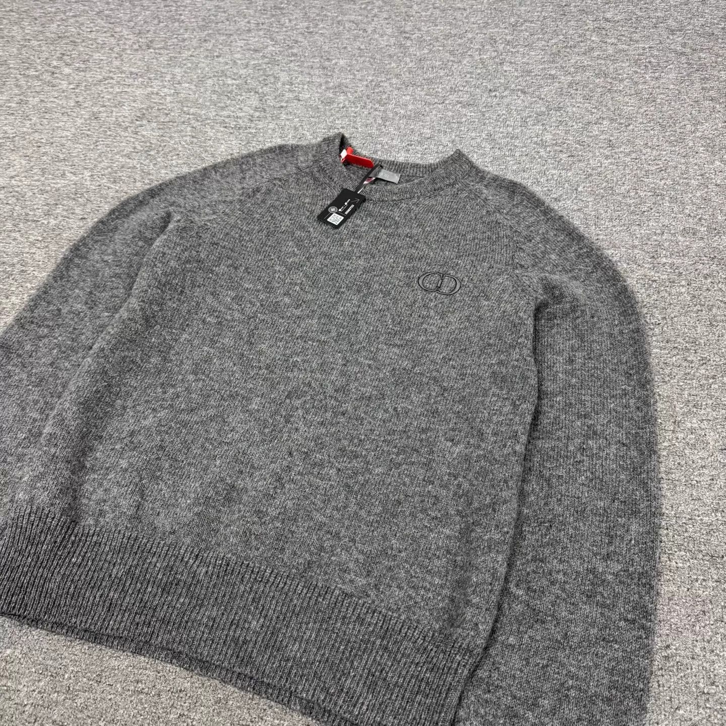 Dior Gray Crewneck Sweater Size L Size US L / EU 52-54 / 3 - 3 Thumbnail