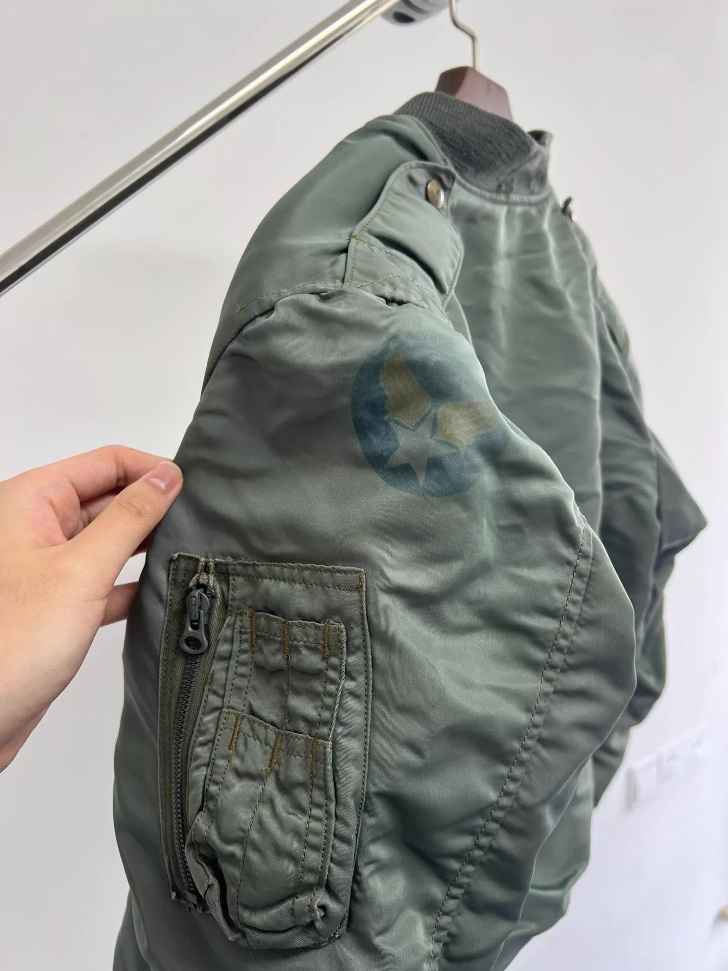 Unsound Rags Green Bomber Jacket Size M Size US M / EU 48-50 / 2 - 8 Thumbnail