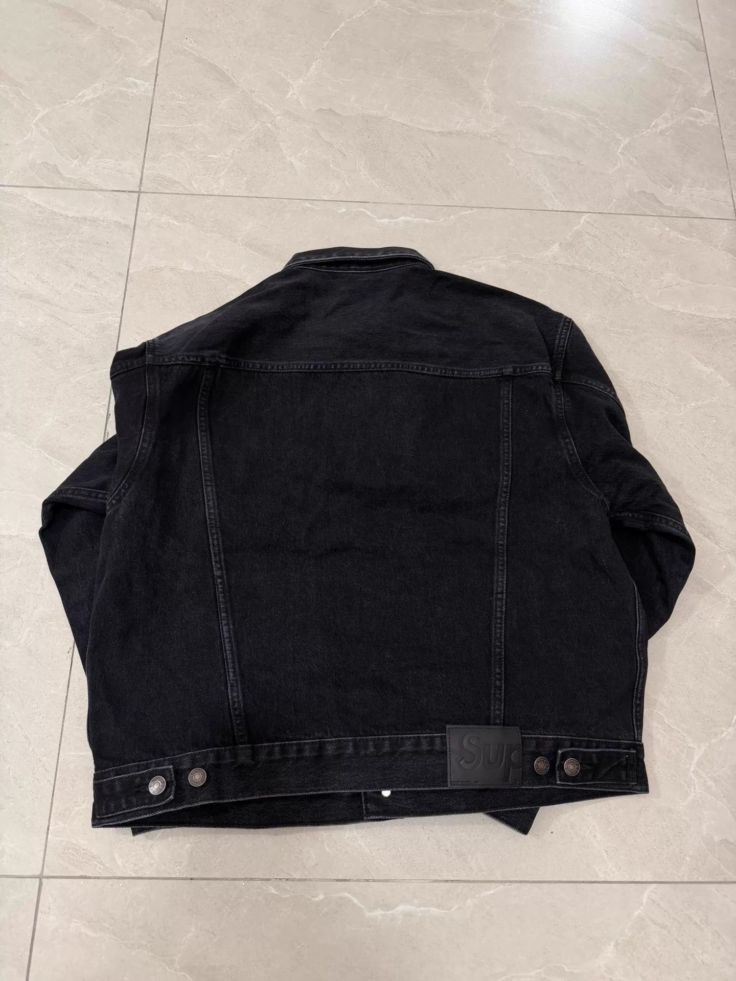 Supreme Black Denim Jacket - Size M Size US M / EU 48-50 / 2 - 5 Thumbnail