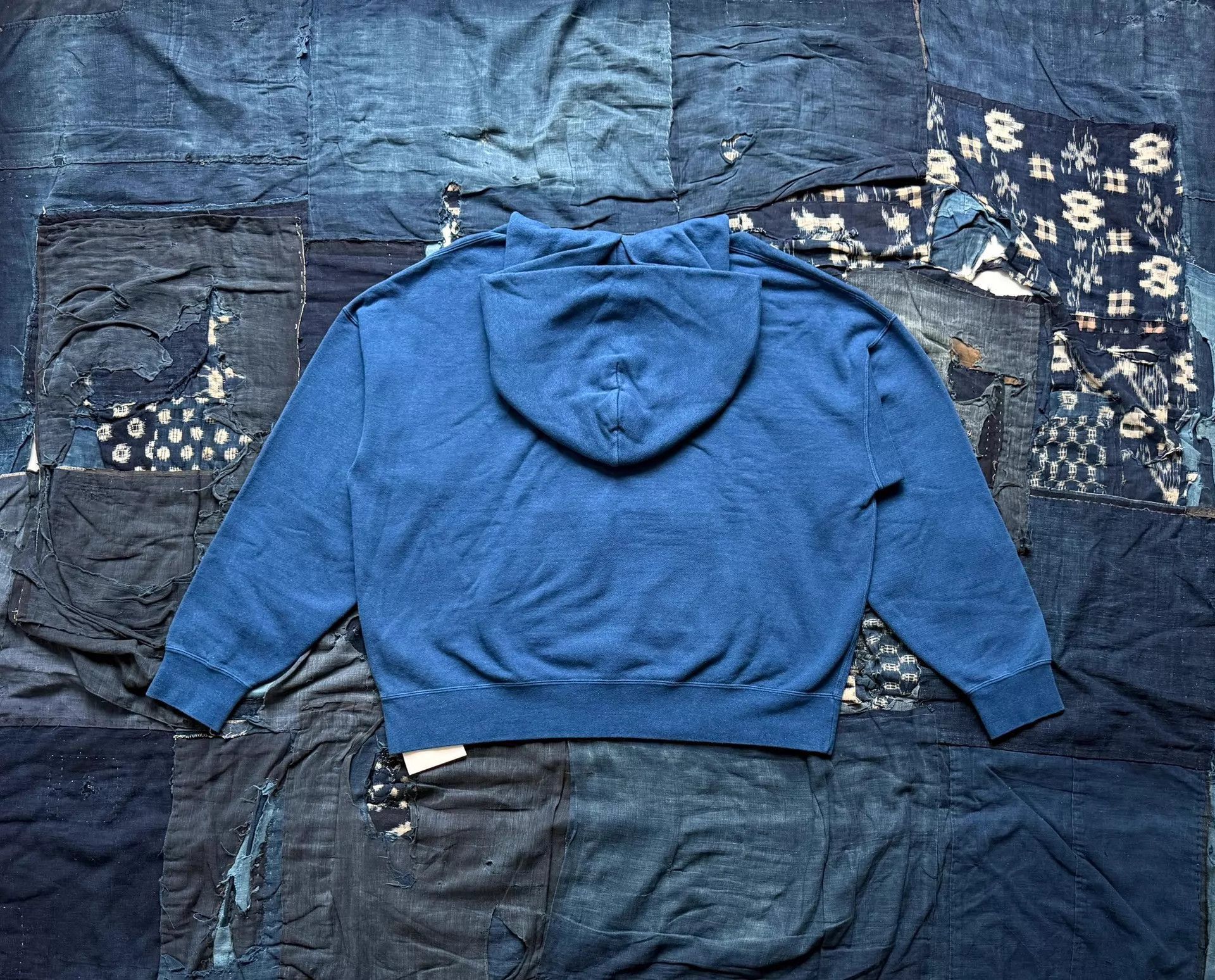 Visvim Blue Hoodie with Front Pocket - Size M Size US M / EU 48-50 / 2 - 2 Thumbnail