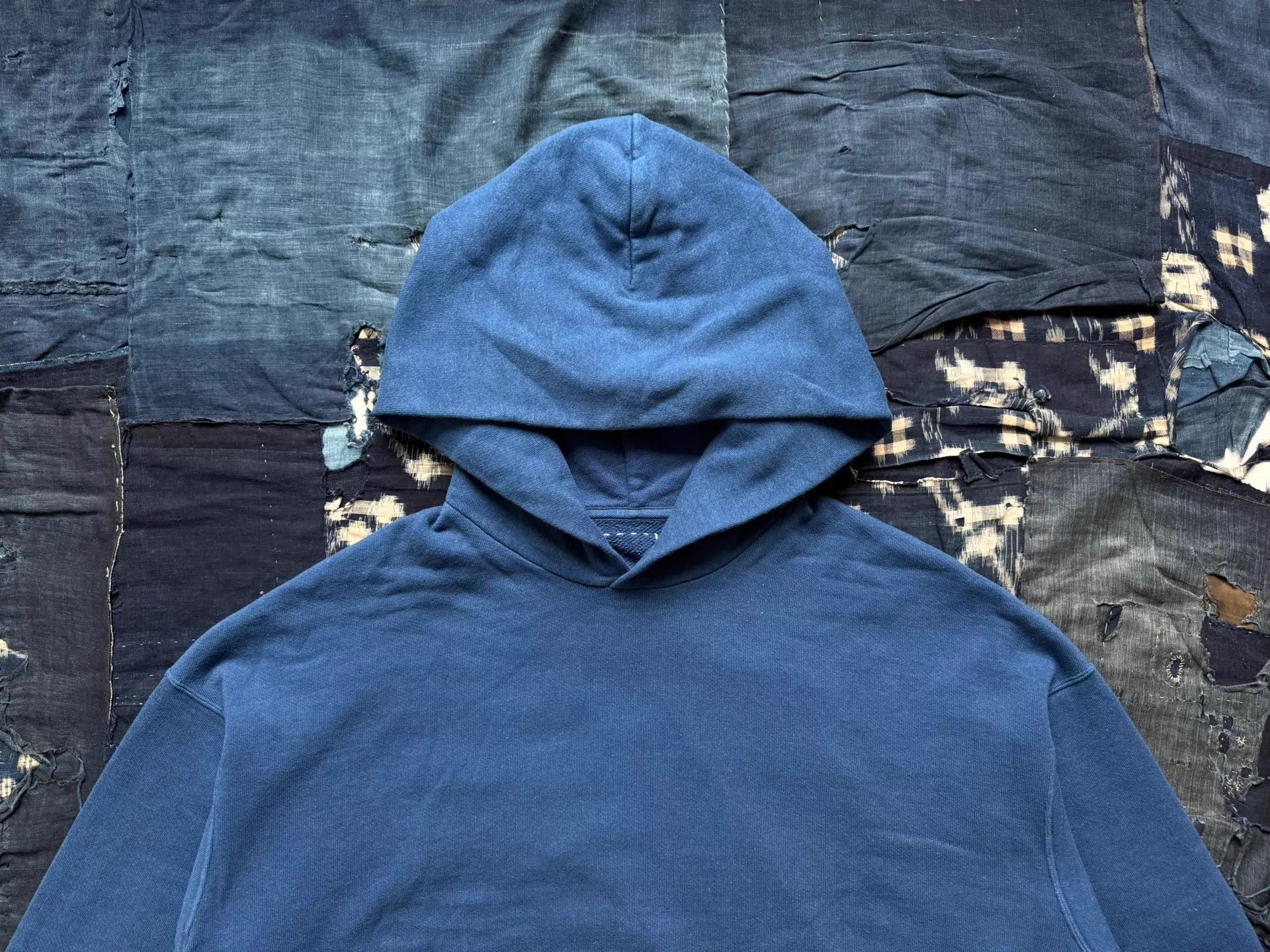Visvim Blue Hoodie with Front Pocket - Size M Size US M / EU 48-50 / 2 - 3 Thumbnail