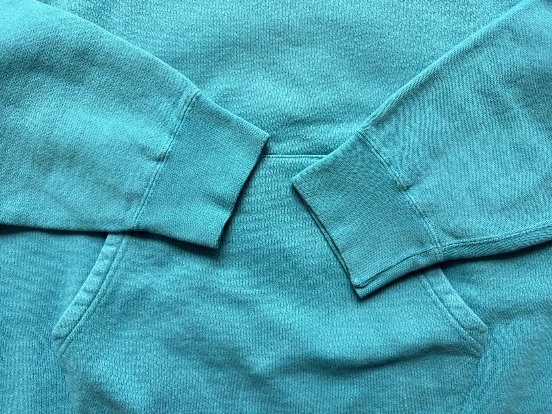 Visvim Blue Hoodie with Front Pocket and Embroidered Logo Size US XL / EU 56 / 4 - 5 Thumbnail