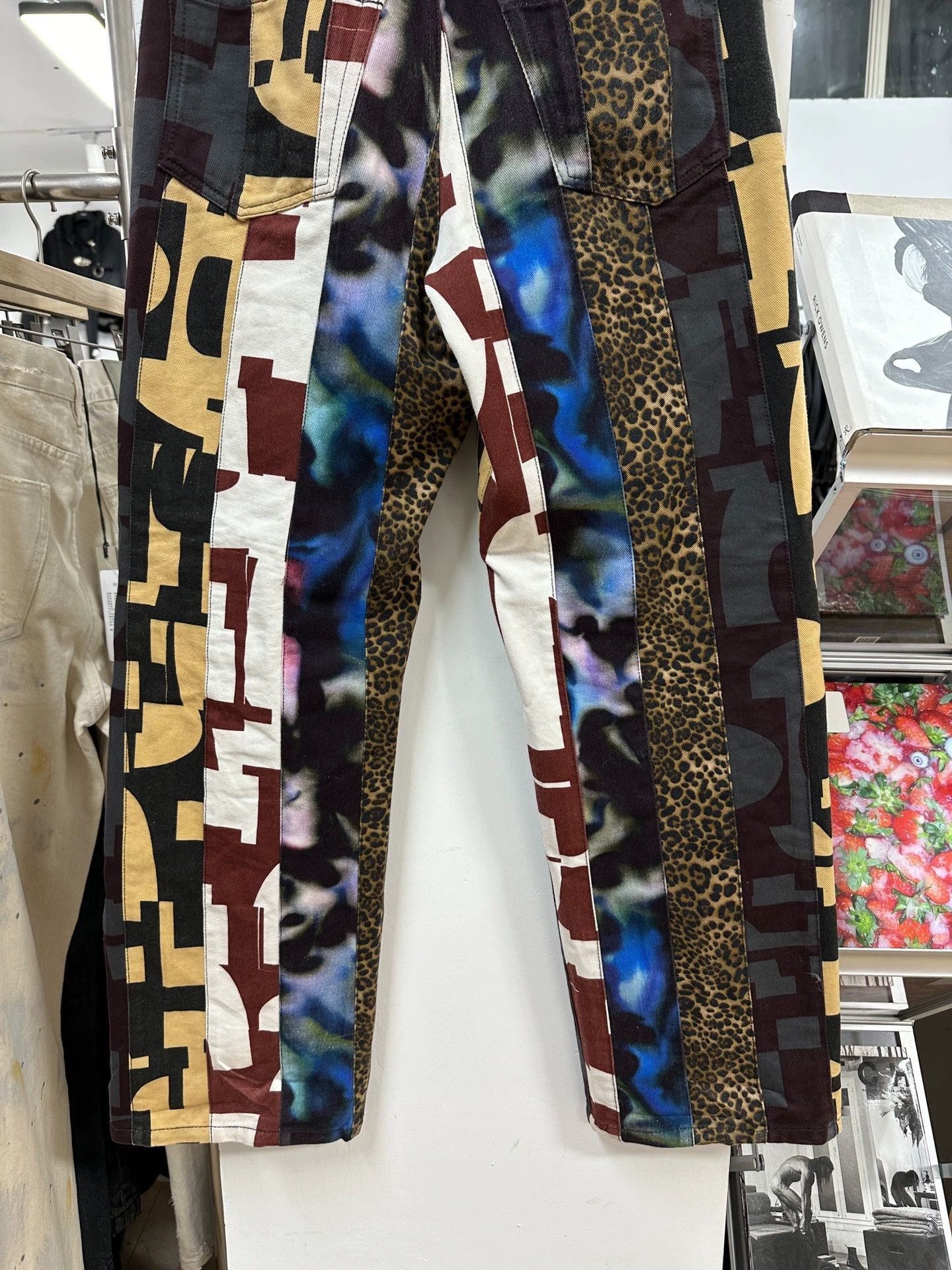 Dries Van Noten Multi-Color Patchwork Denim Pants Size 32 Size US 32 / EU 48 - 6 Thumbnail