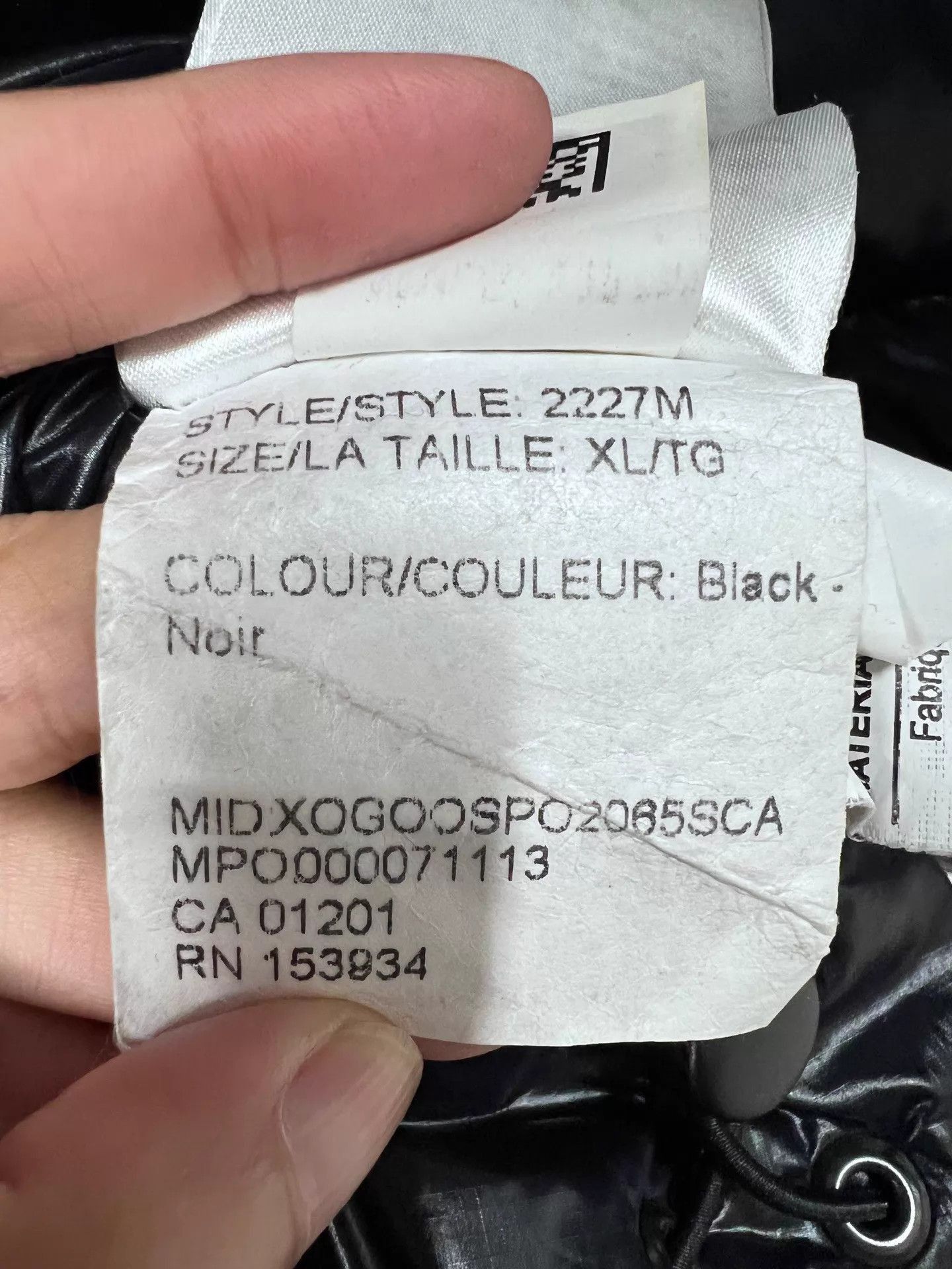 Canada Goose Black Quilted Hooded Puffer Jacket XL Size US XL / EU 56 / 4 - 5 Thumbnail