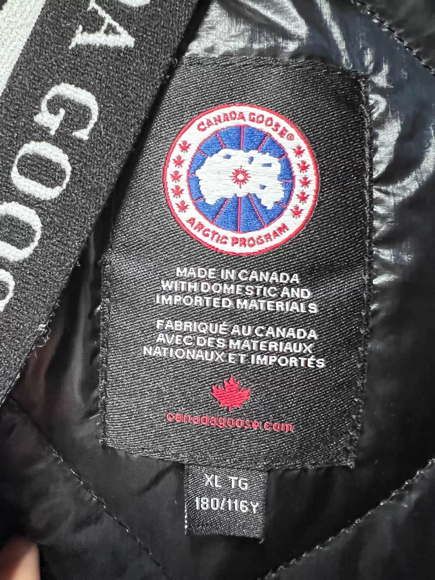 Canada Goose Black Quilted Hooded Puffer Jacket XL Size US XL / EU 56 / 4 - 4 Thumbnail