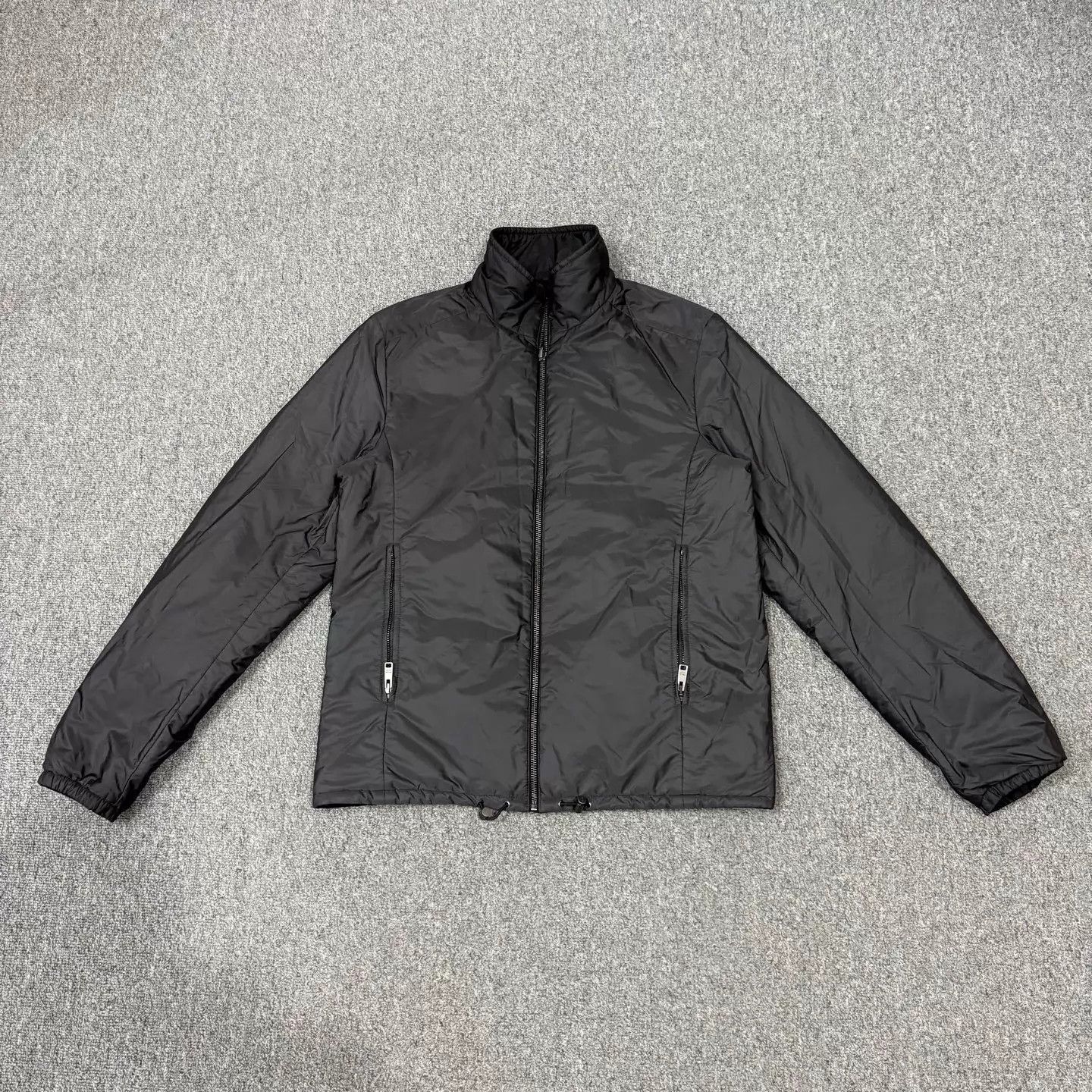 Prada Black Lightweight Zip-Up Jacket Size US S / EU 44-46 / 1 - 2 Thumbnail