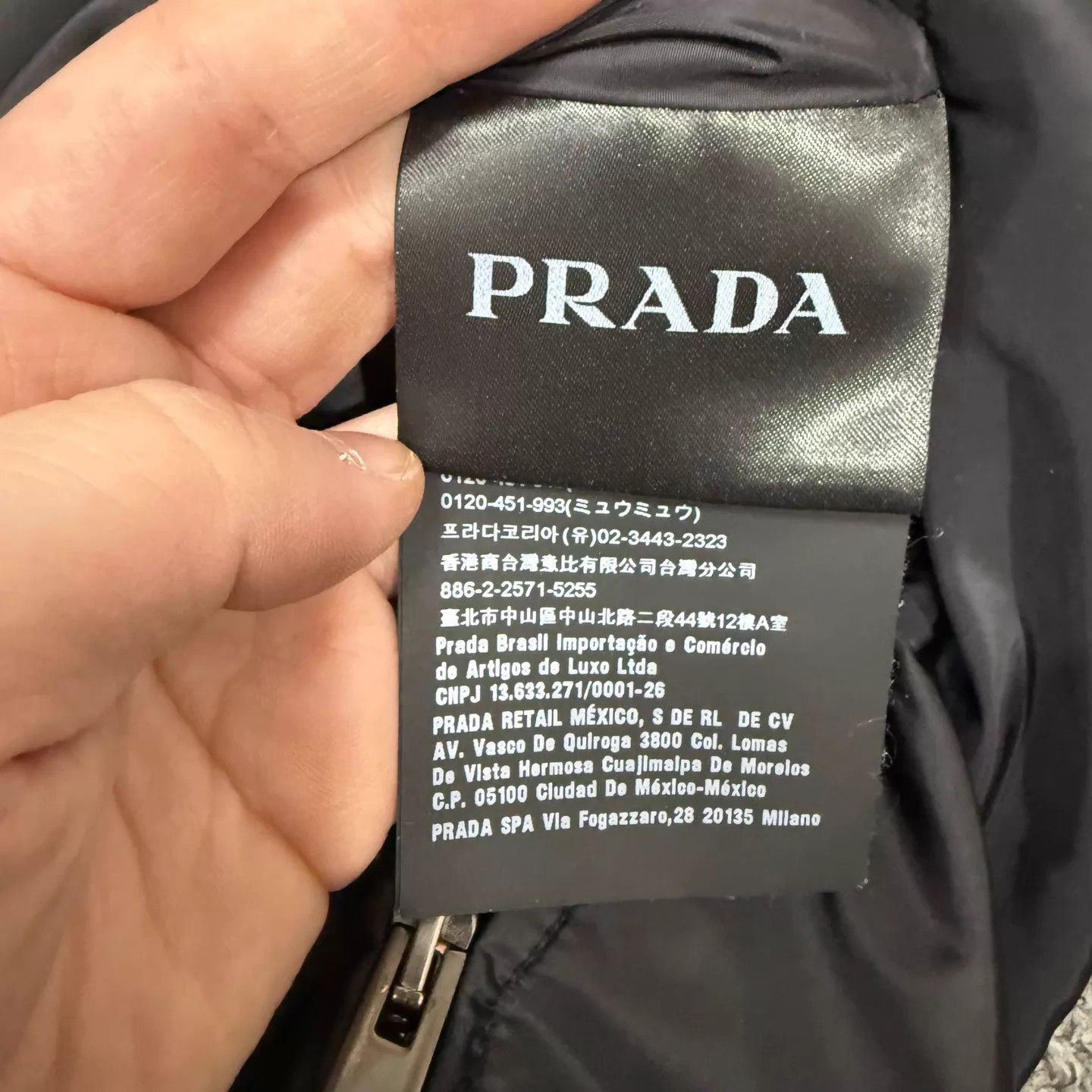 Prada Black Lightweight Zip-Up Jacket Size US S / EU 44-46 / 1 - 4 Thumbnail