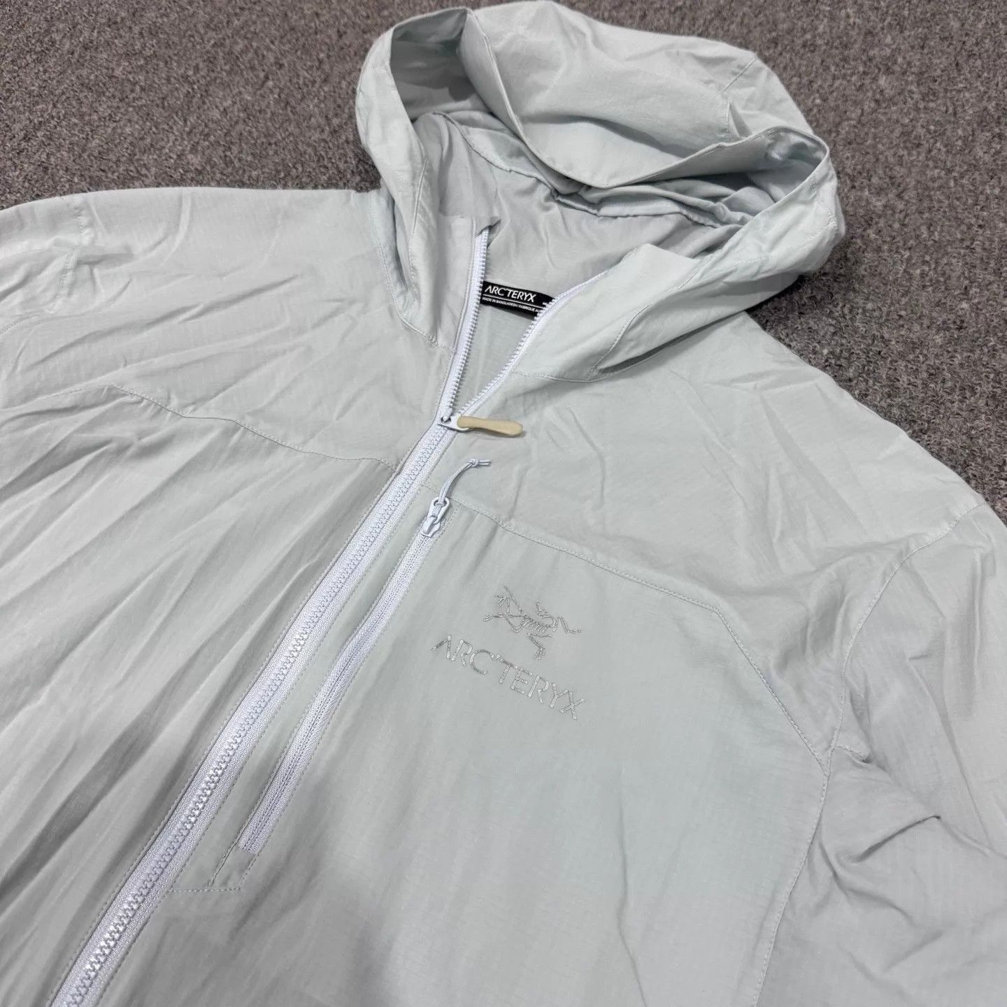 Arc'teryx Blue Lightweight Hooded Jacket Size L Size US L / EU 52-54 / 3 - 3 Thumbnail