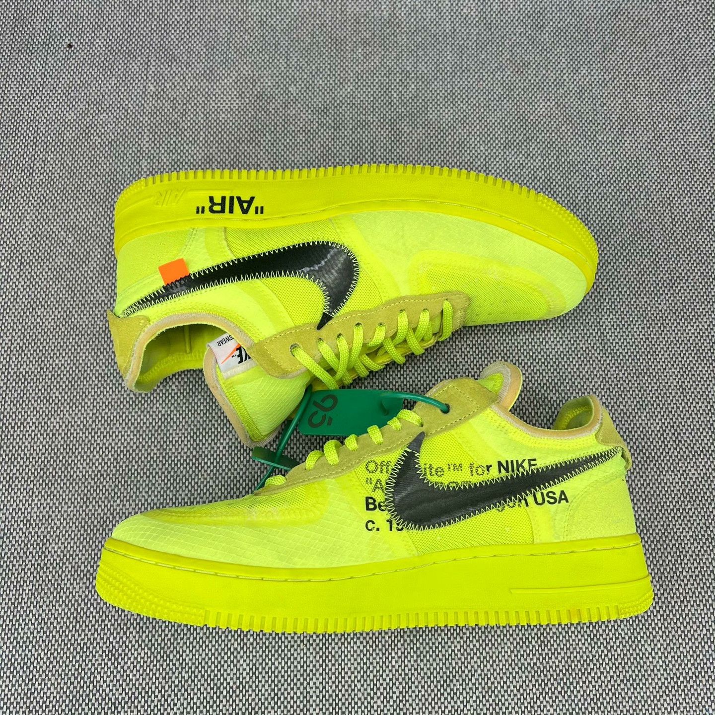 Off-White Off-White AF1 Green Lowtop Sneakers 43 Men Size US 10 / EU 43 - 2 Thumbnail