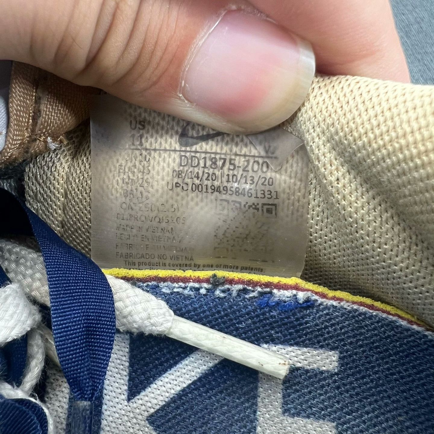 Sacai Sacai Lowtop Sneakers 45 Men Size US 11.5 / EU 44-45 - 5 Thumbnail