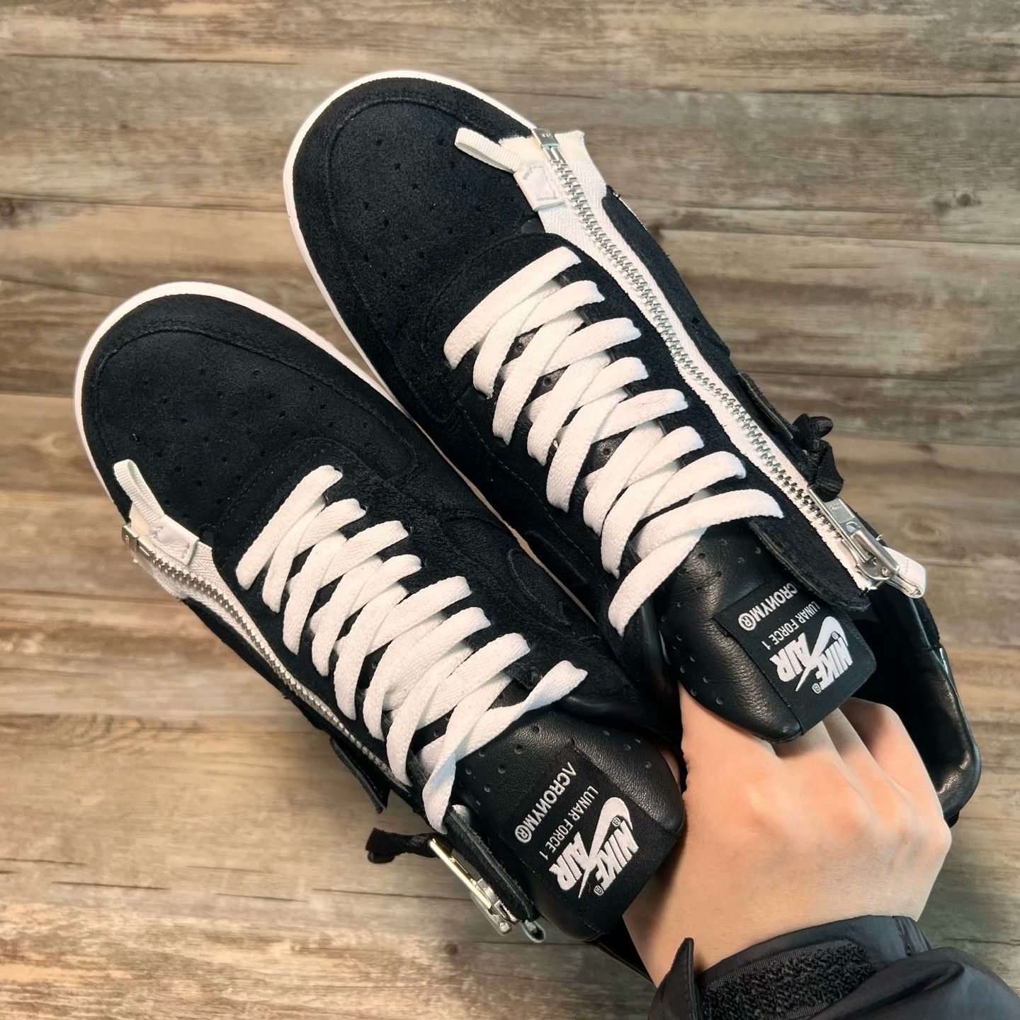 Nike Nike AF1 Black Lowtop Sneakers 45 Men Size US 11.5 / EU 44-45 - 5 Thumbnail