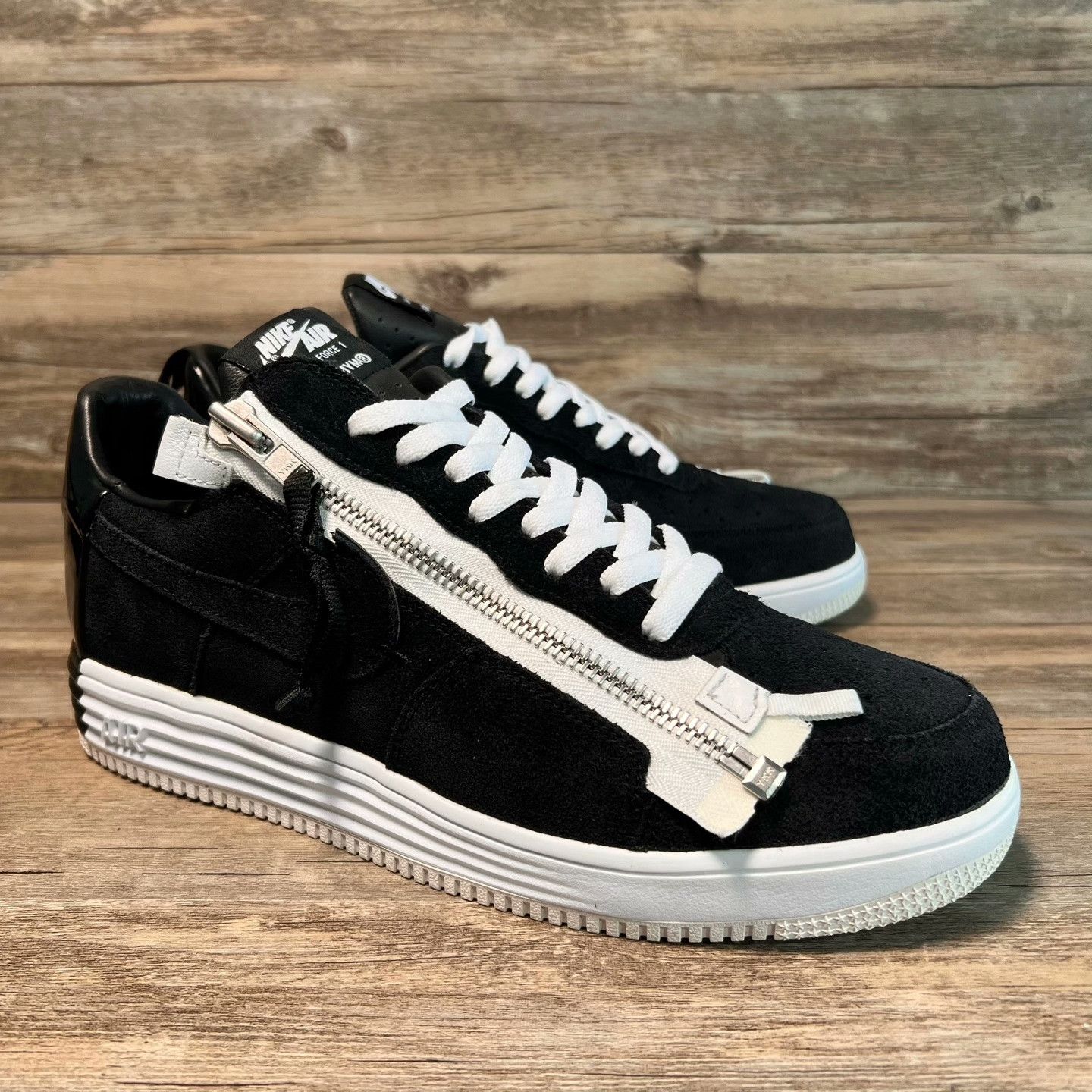 Nike Nike AF1 Black Lowtop Sneakers 45 Men Size US 11.5 / EU 44-45 - 2 Thumbnail