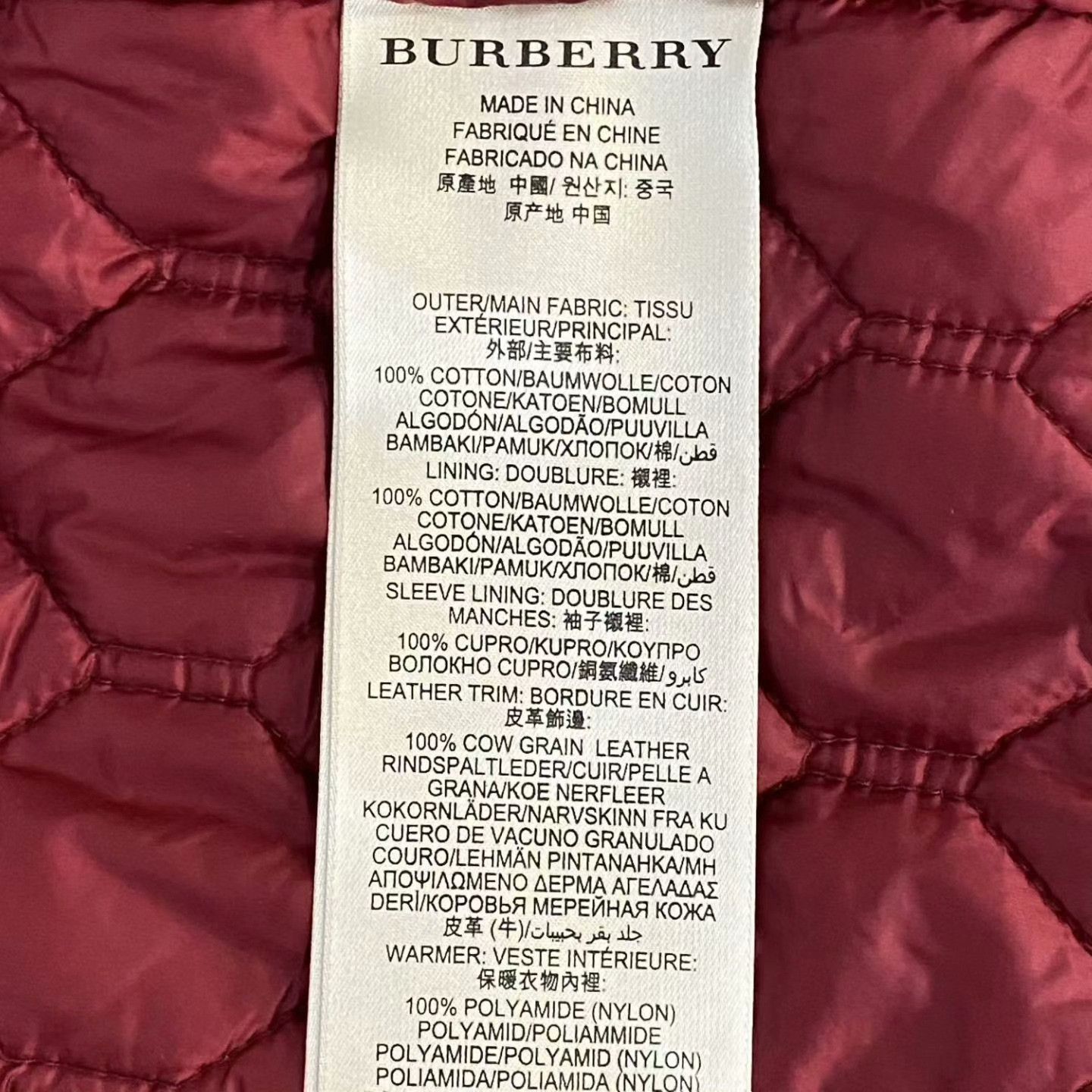 Burberry Burberry Down Down Jacket 8 Women Size XS / US 0-2 / IT 36-38 - 4 Thumbnail