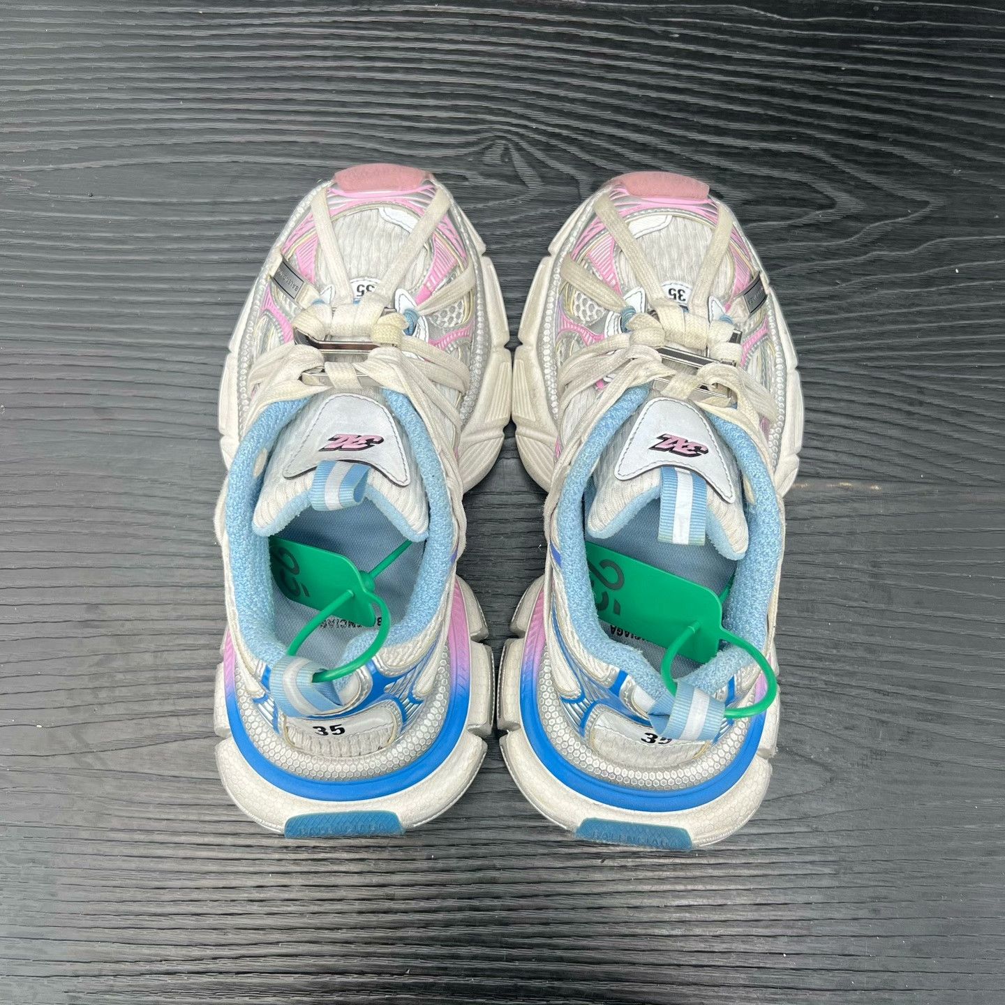 Balenciaga Balenciaga Blue Lowtop Sneakers XXXL Women Size US 8 / IT 38 - 5 Thumbnail