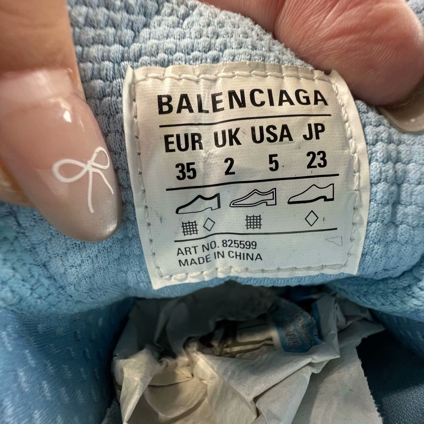 Balenciaga Balenciaga Blue Lowtop Sneakers XXXL Women Size US 8 / IT 38 - 7 Thumbnail