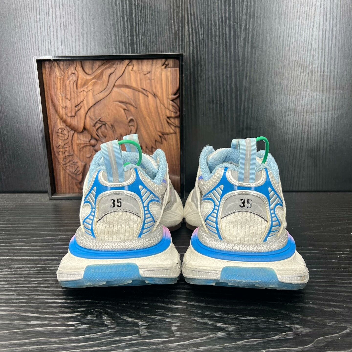 Balenciaga Balenciaga Blue Lowtop Sneakers XXXL Women Size US 8 / IT 38 - 8 Thumbnail