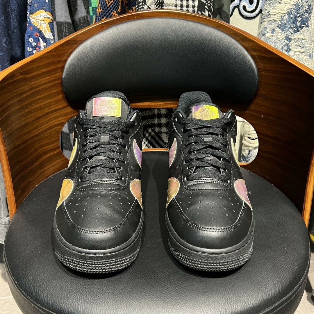 Nike Nike AF1 Black Lowtop Sneakers 44.5 Men Size US 11 / EU 44 - 2 Thumbnail
