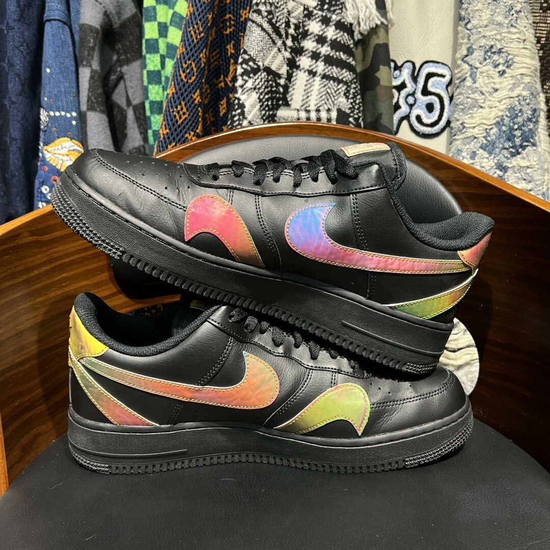 Nike Nike AF1 Black Lowtop Sneakers 44.5 Men Size US 11 / EU 44 - 7 Thumbnail