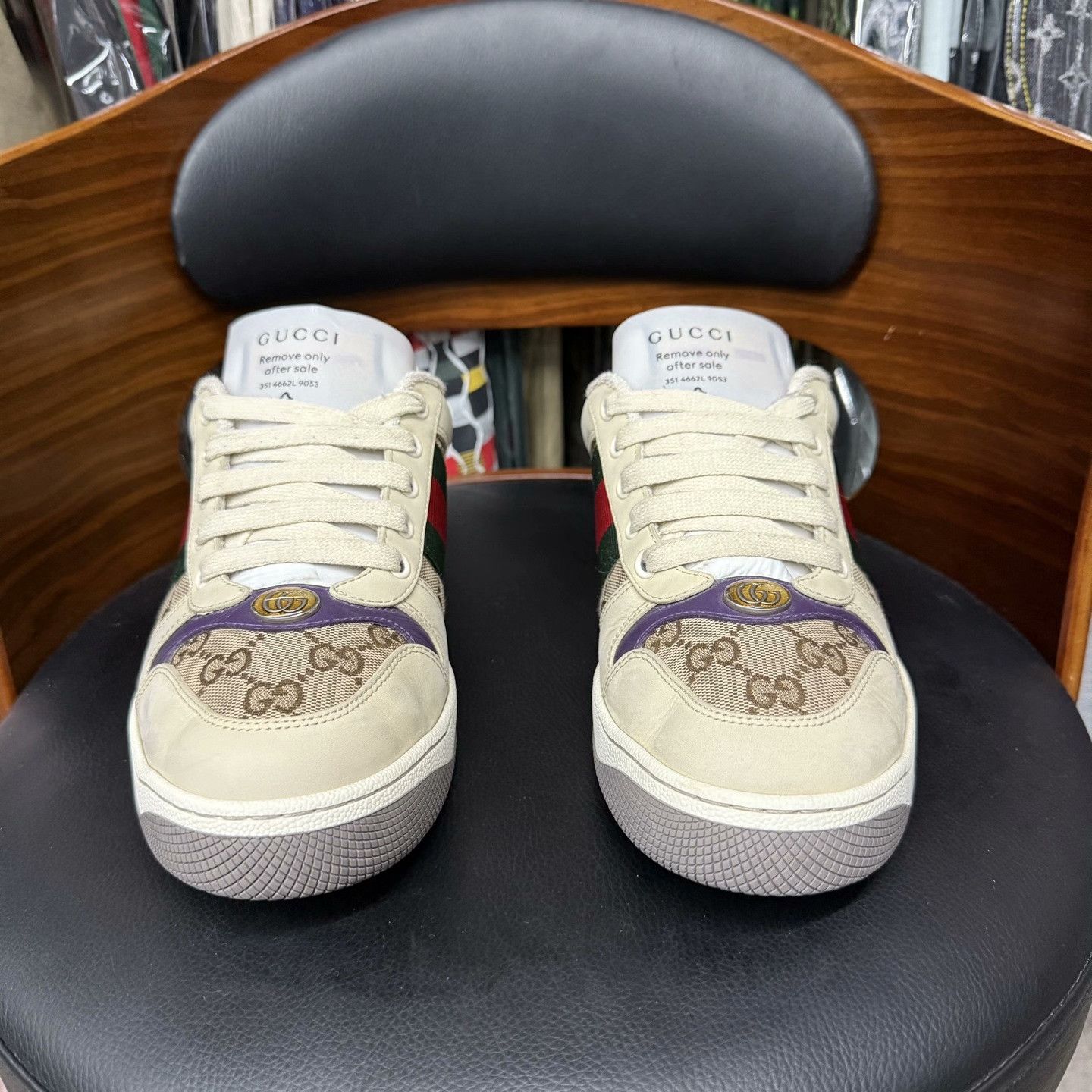 Gucci Gucci Purple Lowtop Sneakers 40 Men Size US 7.5 / EU 40-41 - 2 Thumbnail
