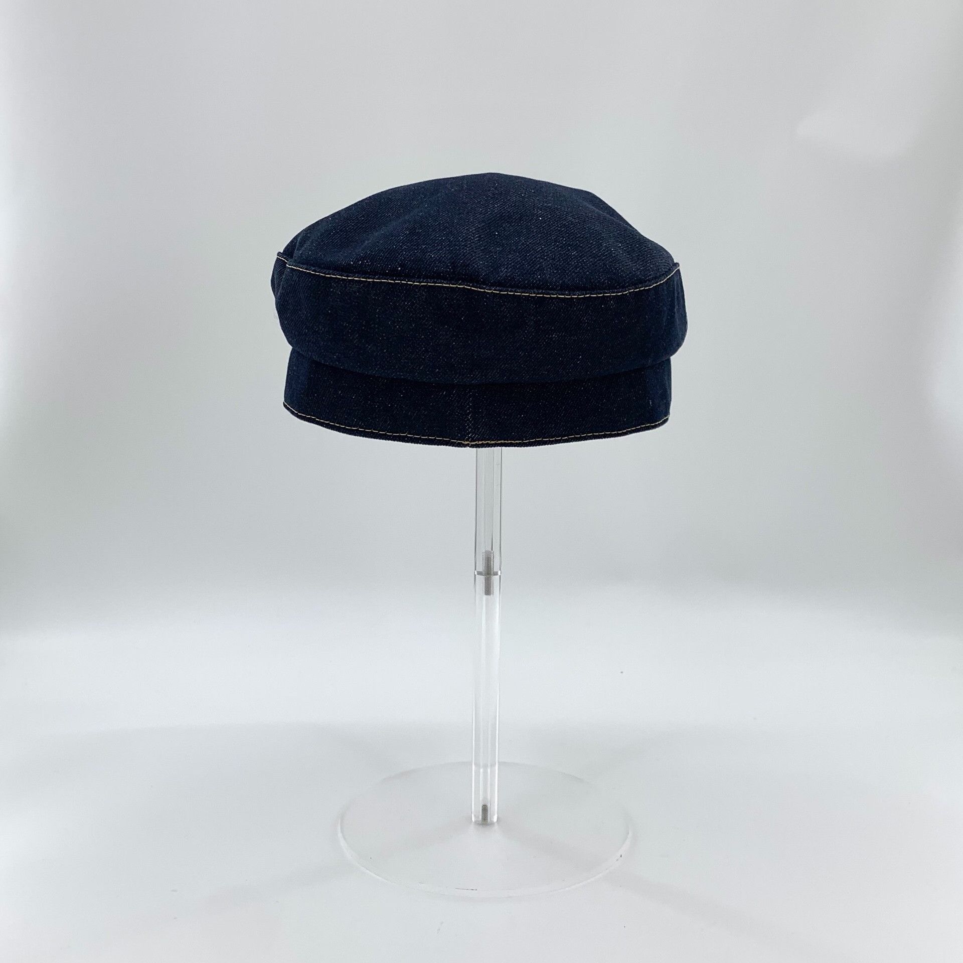 Celine Celine Denim Cotton Blue Hat 60 Men Size ONE SIZE - 4 Thumbnail