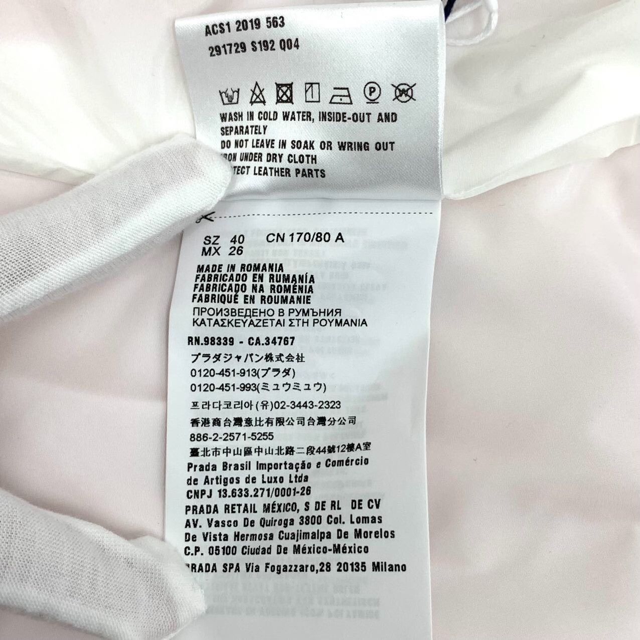 Prada Prada Pink Jacket L Women Size L / US 10 / IT 46 - 9 Thumbnail