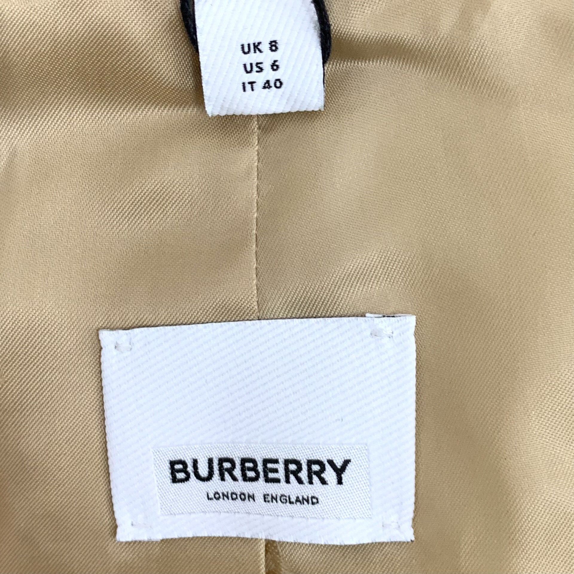 Burberry Burberry Cotton Brown Coat L Women Size L / US 10 / IT 46 - 5 Thumbnail