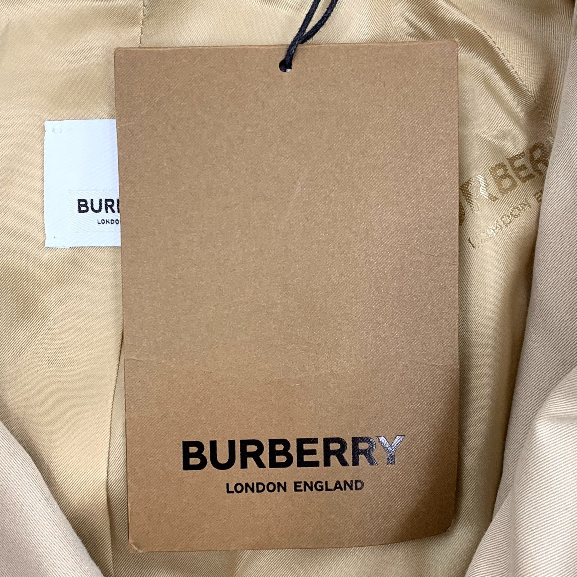 Burberry Burberry Cotton Brown Coat L Women Size L / US 10 / IT 46 - 7 Thumbnail