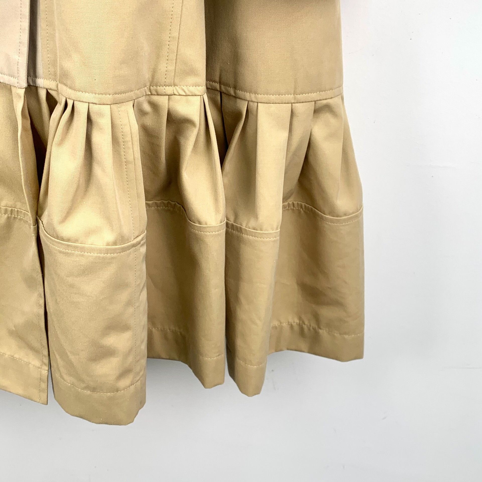 Burberry Burberry Cotton Brown Coat L Women Size L / US 10 / IT 46 - 4 Thumbnail