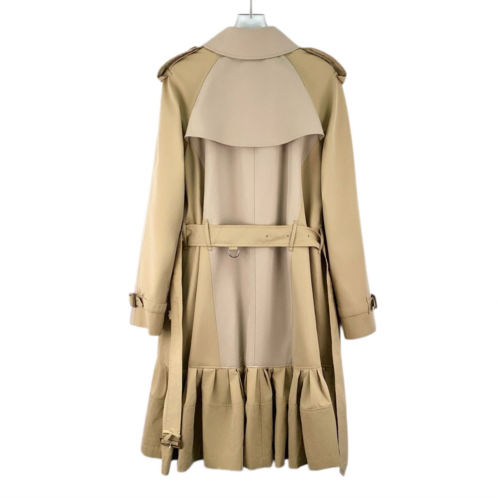 Burberry Burberry Cotton Brown Coat L Women Size L / US 10 / IT 46 - 2 Thumbnail