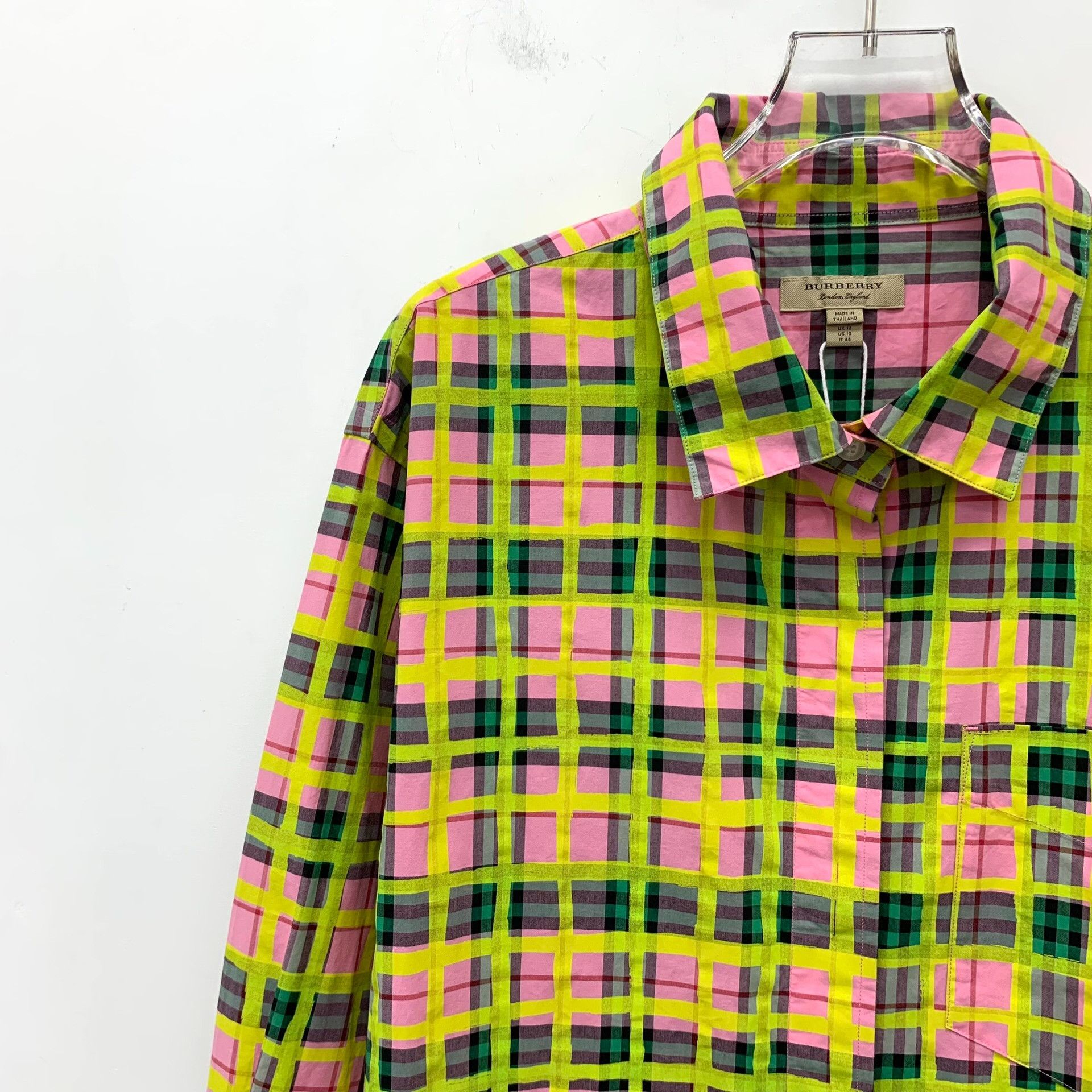 Burberry Burberry Cotton Plaid Multi Dress XL Women Size XL / US 12-14 / IT 48-50 - 3 Thumbnail