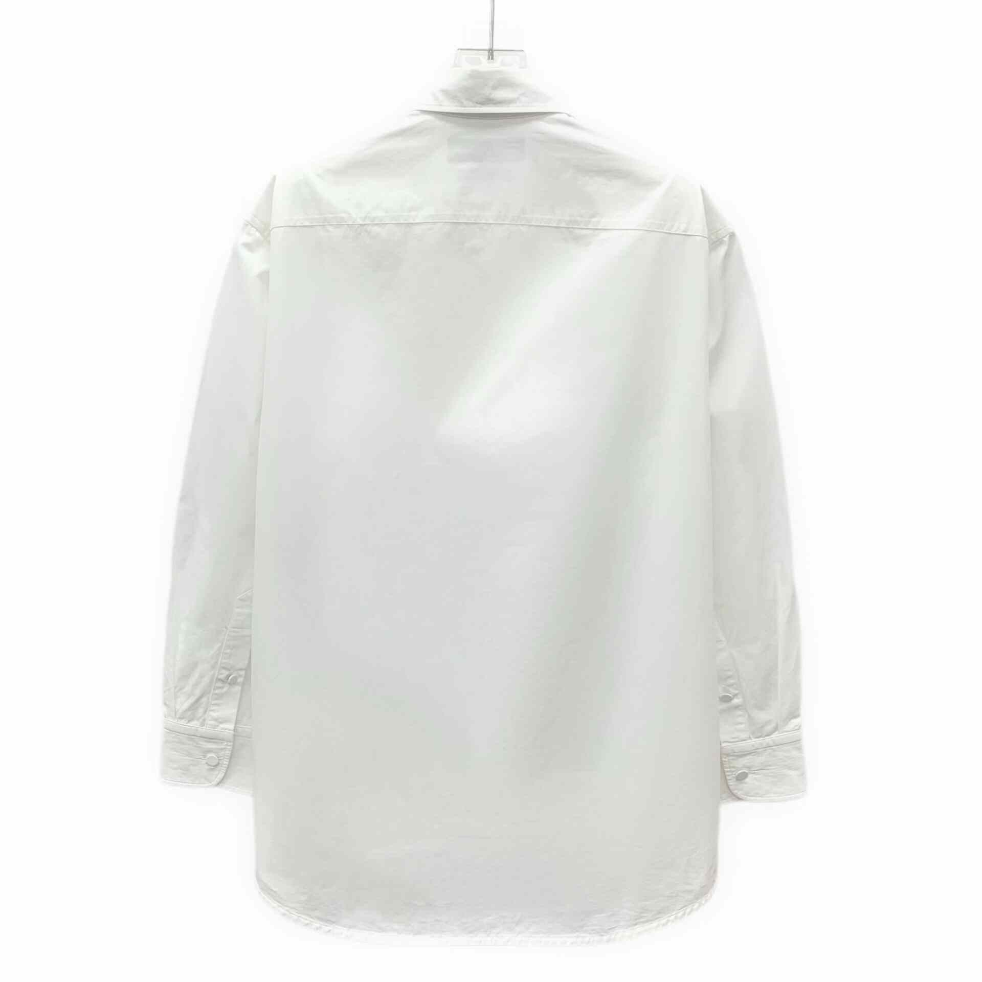 Gucci Gucci Retro Cotton White Button Up S Women Size S / US 4 / IT 40 - 2 Thumbnail