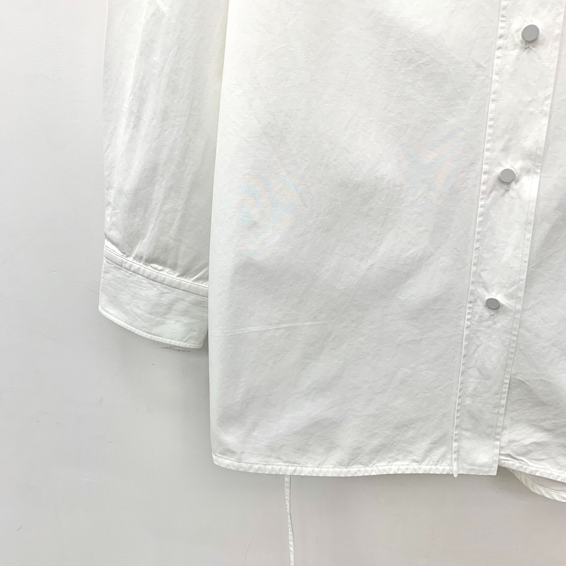 Gucci Gucci Retro Cotton White Button Up S Women Size S / US 4 / IT 40 - 4 Thumbnail