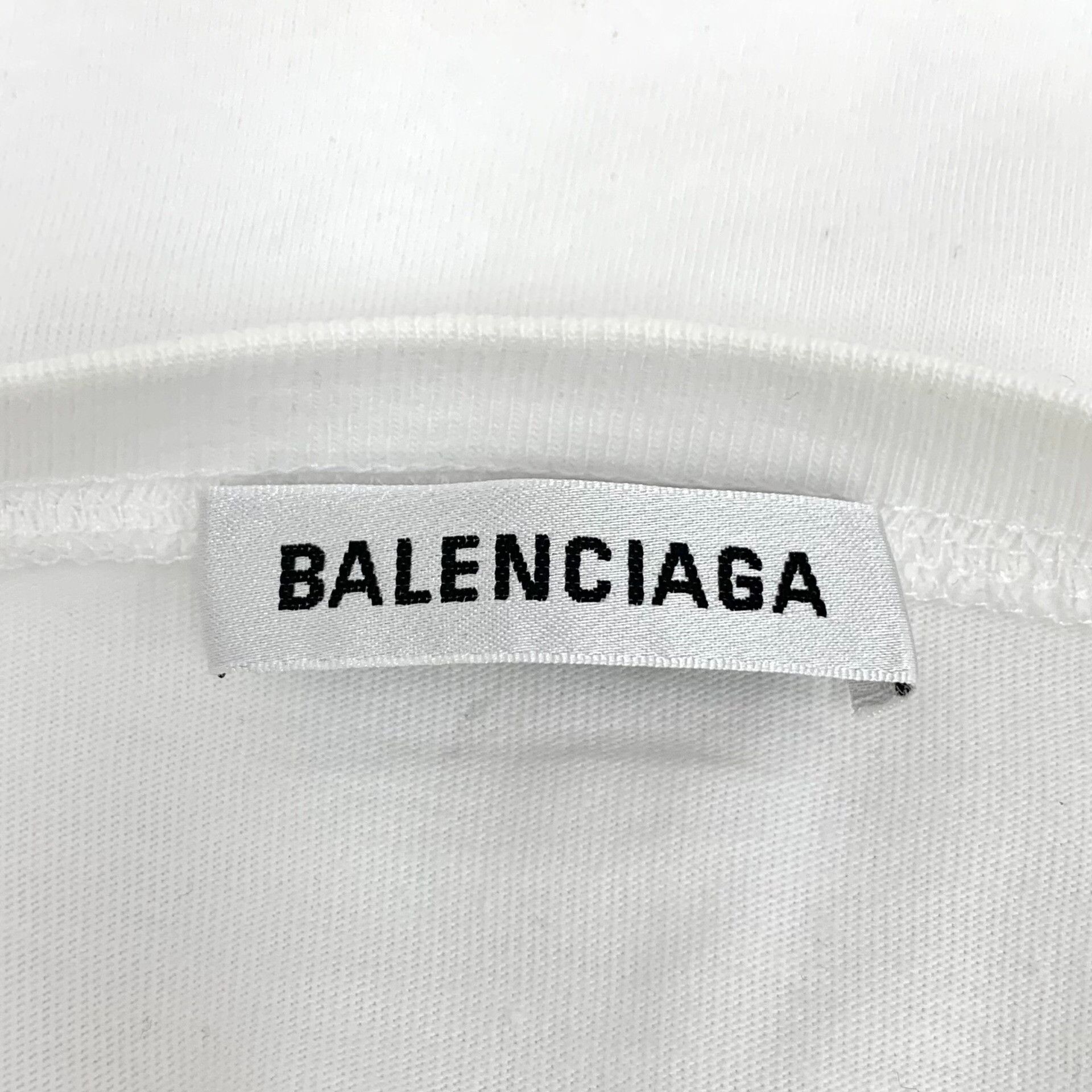 Balenciaga Balenciaga Cotton White T-Shirt XS Women Size XS / US 0-2 / IT 36-38 - 6 Thumbnail
