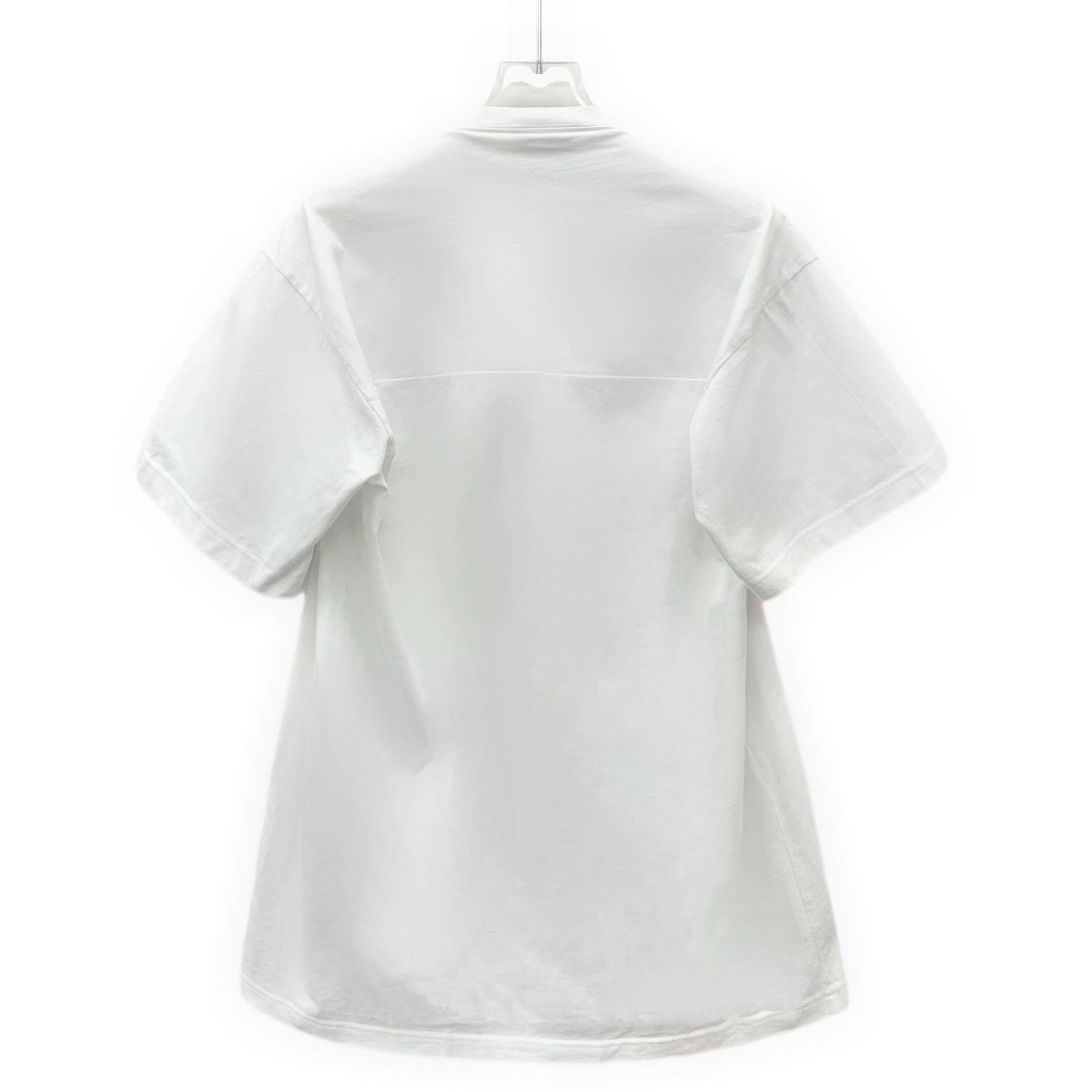 Balenciaga Balenciaga Cotton White T-Shirt XS Women Size XS / US 0-2 / IT 36-38 - 2 Thumbnail