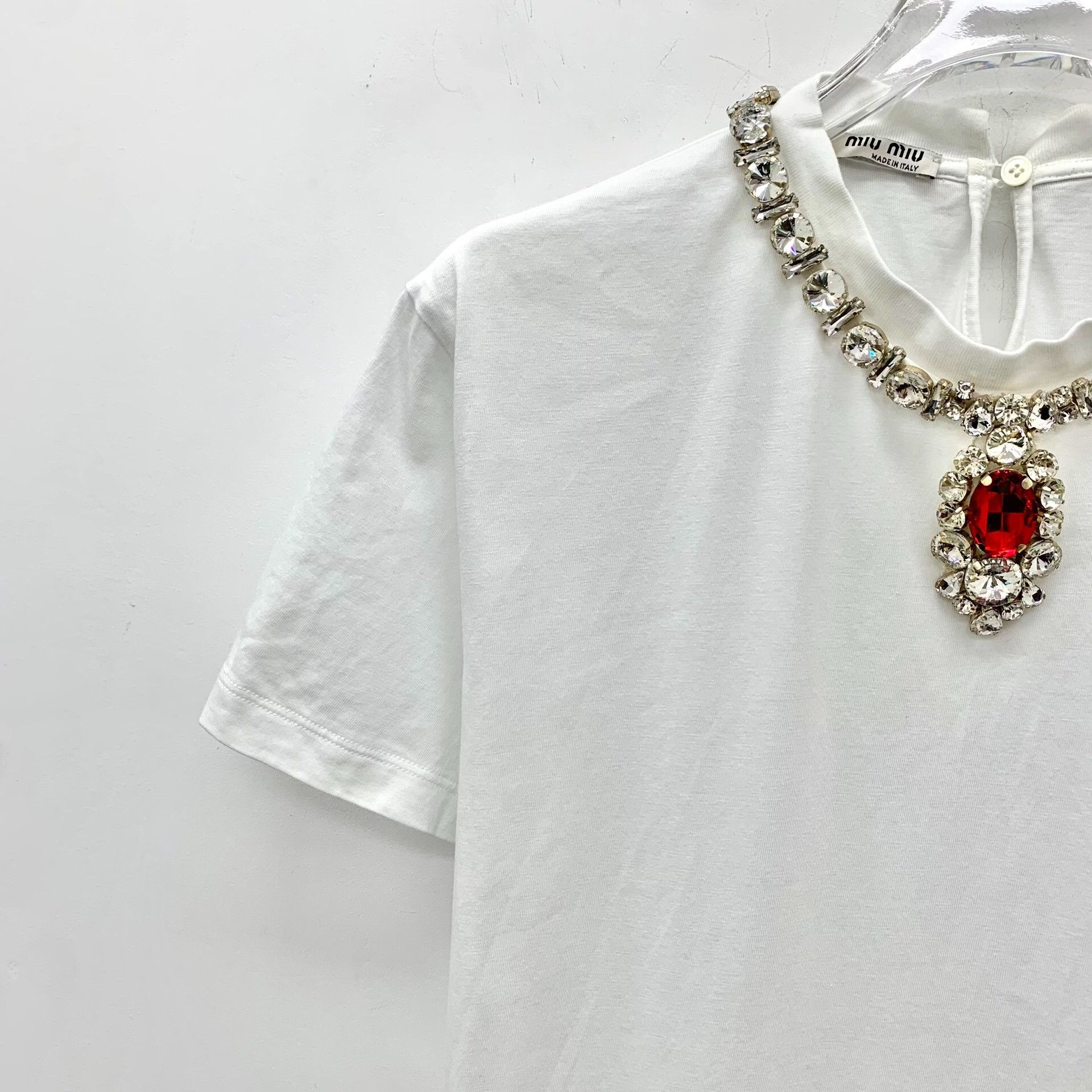 Balenciaga Balenciaga White T-Shirt XS Women Size XS / US 0-2 / IT 36-38 - 3 Thumbnail
