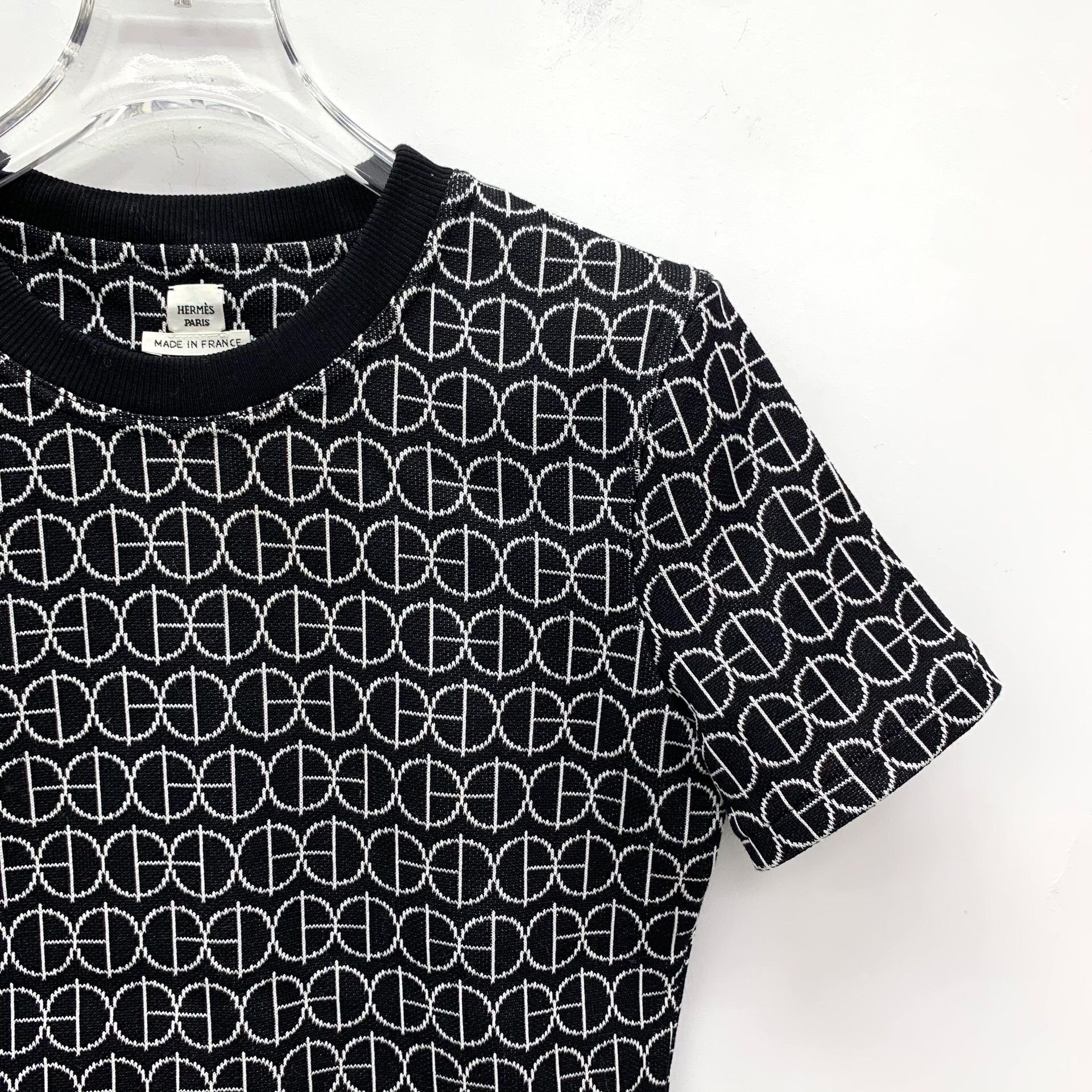 Hermes Hermes Cotton Black T-Shirt S Women Size S / US 4 / IT 40 - 3 Thumbnail