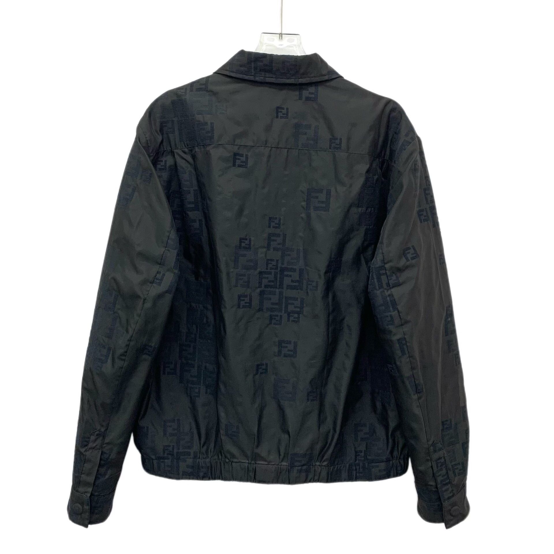 Fendi Fendi Cotton Embroidered Black Light Jacket L Men Size US L / EU 52-54 / 3 - 2 Thumbnail