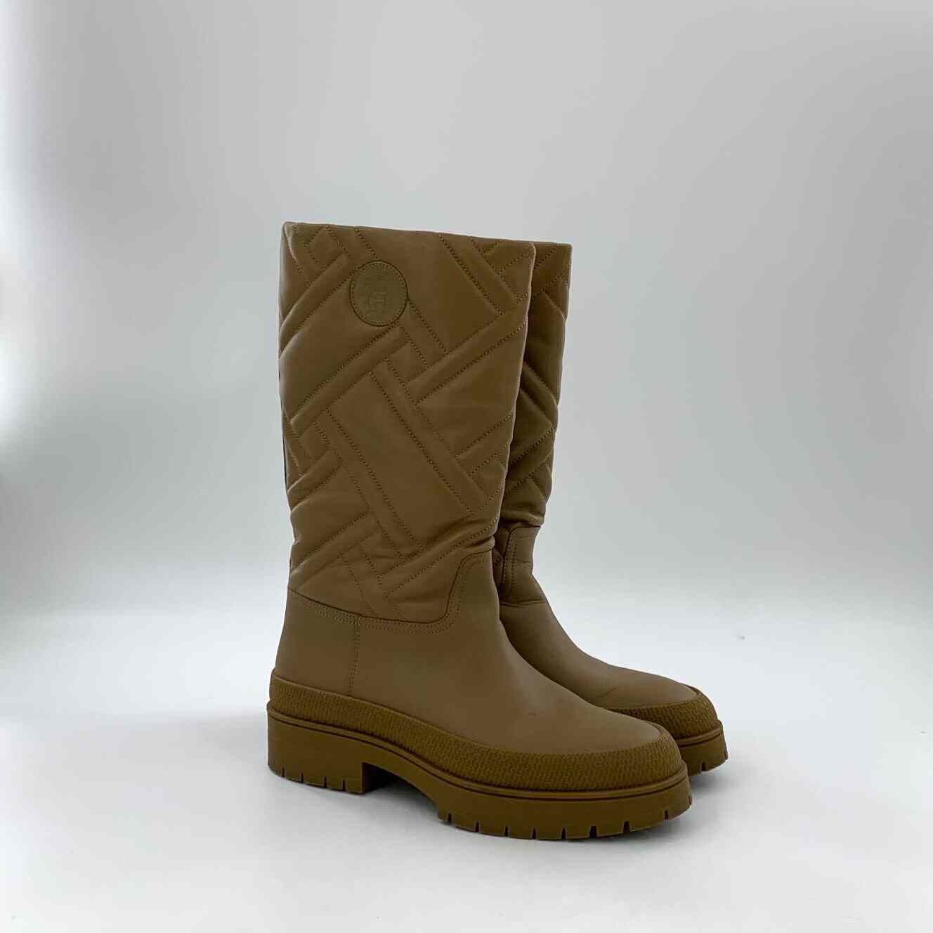 Hermes Hermes Leather Brown Boots 37 Women Size US 6.5 / IT 36.5 - 2 Thumbnail