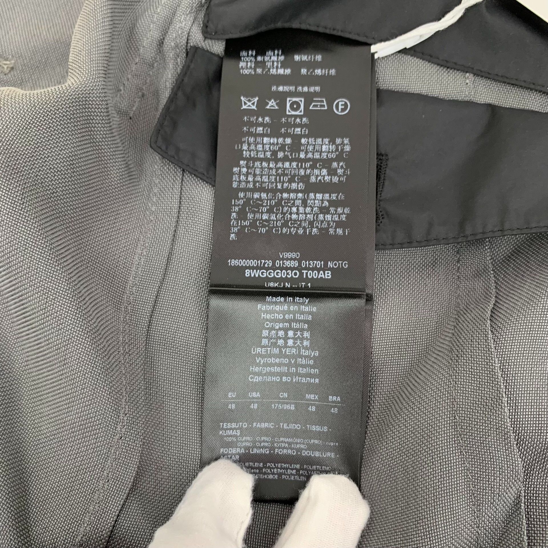 Armani Armani Formal Gray Suit M Men Size 40R - 6 Thumbnail