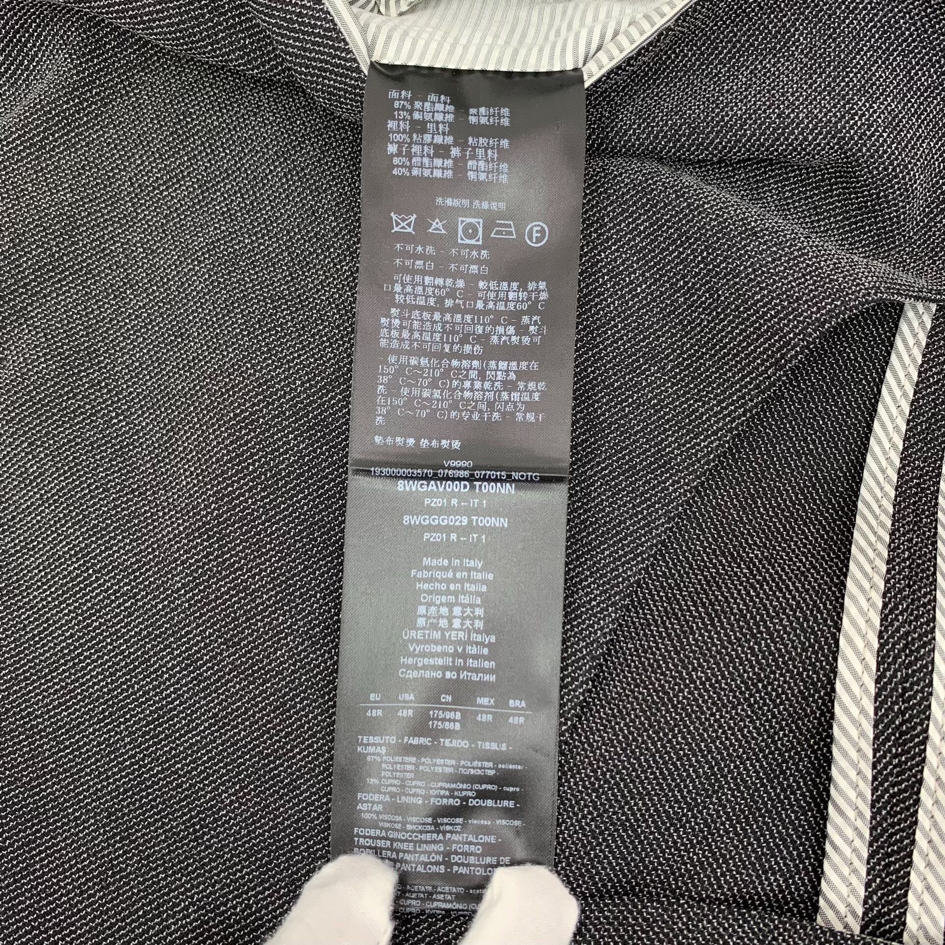 Armani Armani Formal Gray Suit M Men Size 40R - 7 Thumbnail